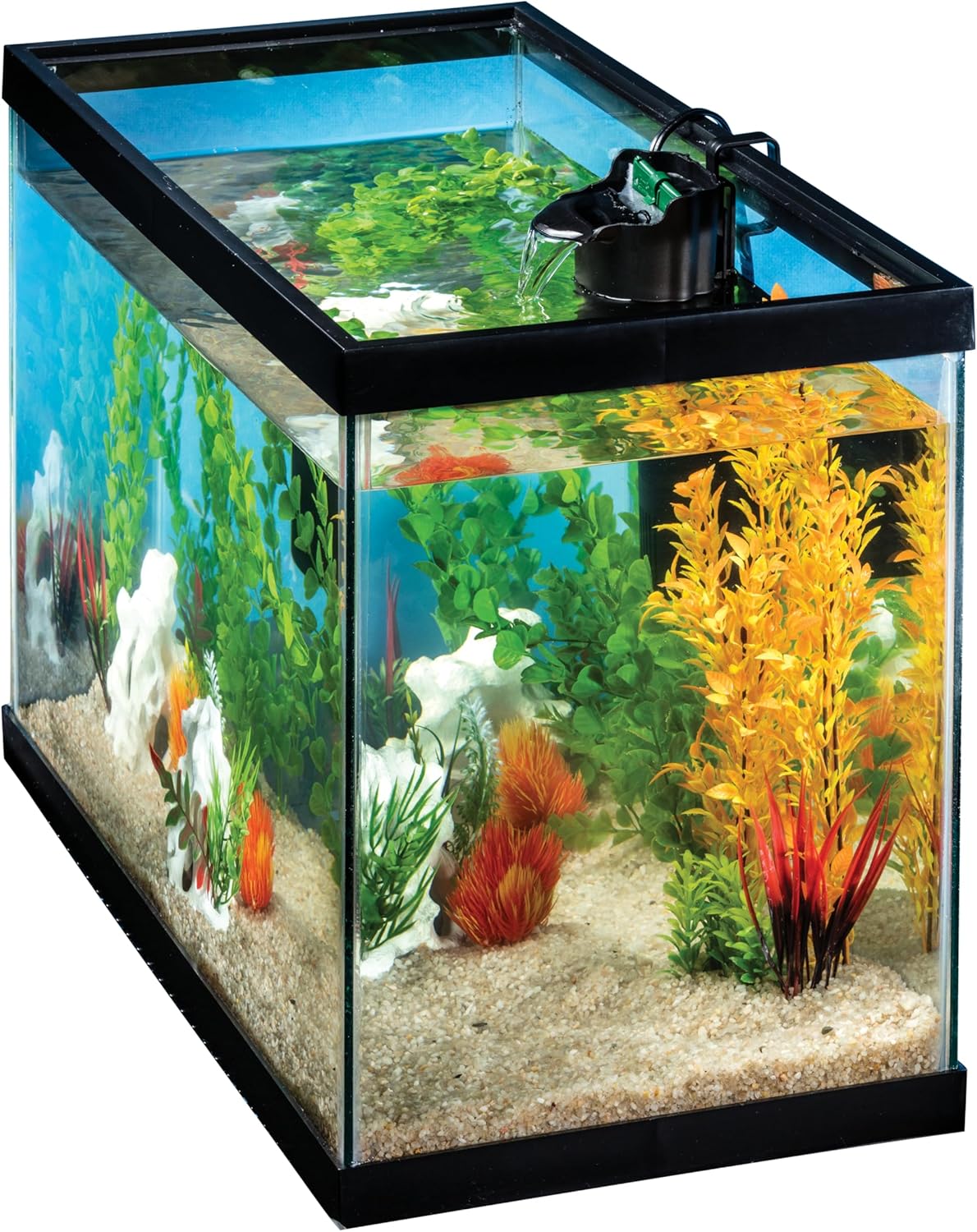Tetra Whisper Internal Power Filter 5 To 10 Gallons, For aquariums, In-Tank Filtration, Black