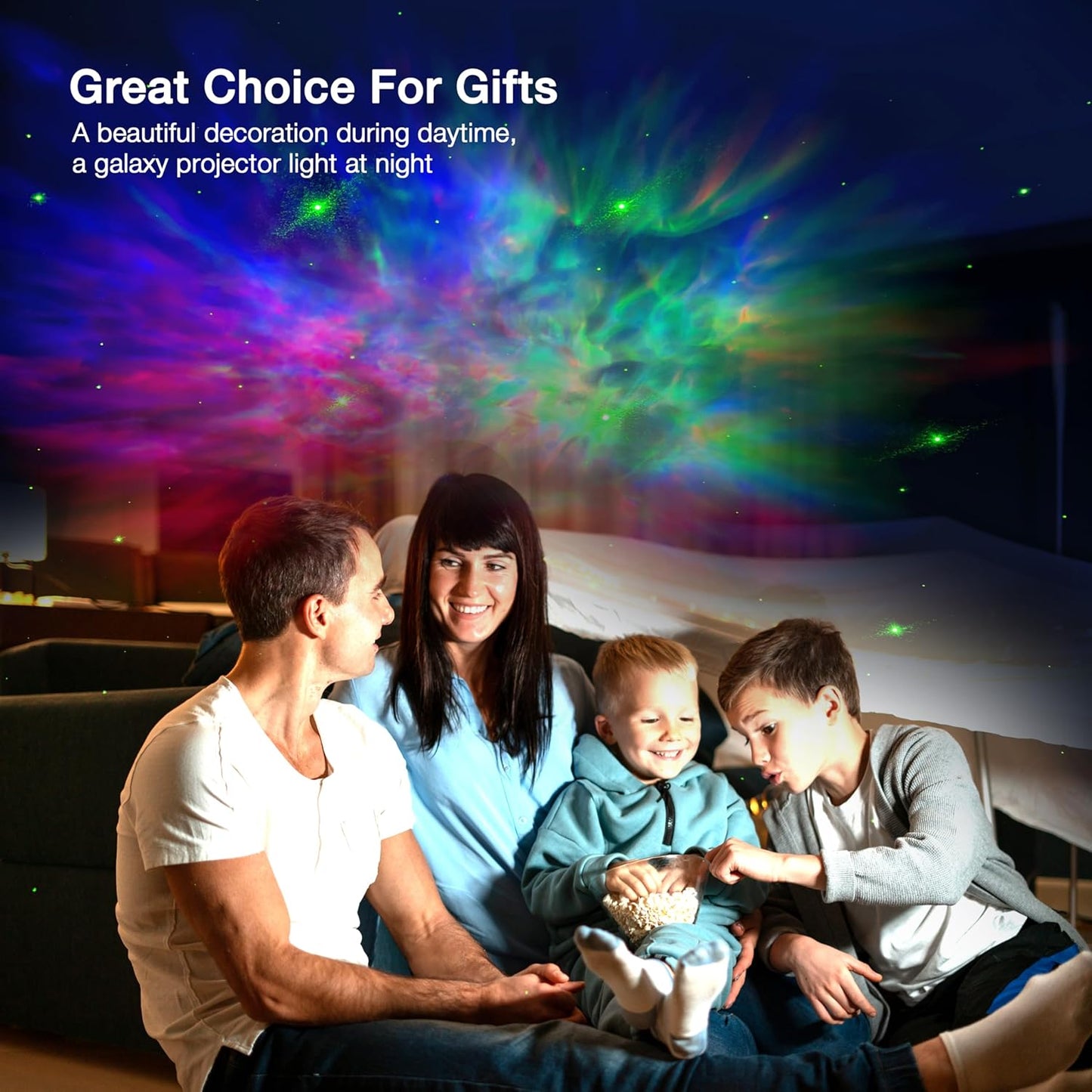 Astronaut Galaxy Projector Star Night Light with Moon Lamp, Starry Nebula Ceiling Projection with Timer, Remote Control and 360° Adjustable, Cool Gifts for Son Children Adults Teen Boys Girls