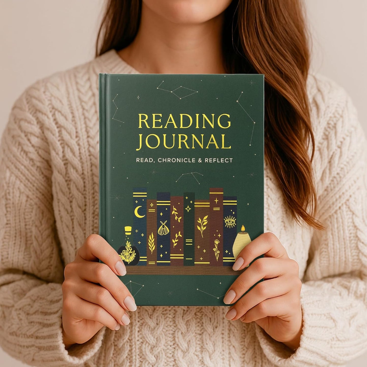 ZICOTO Beautiful Reading Journal for Book Lovers - Sturdy Hard Cover Journal Makes a Great Gift for Readers - The Perfect Tracker with Reading Log & Review Pages For Keeping Notes on Your Favorite Books
