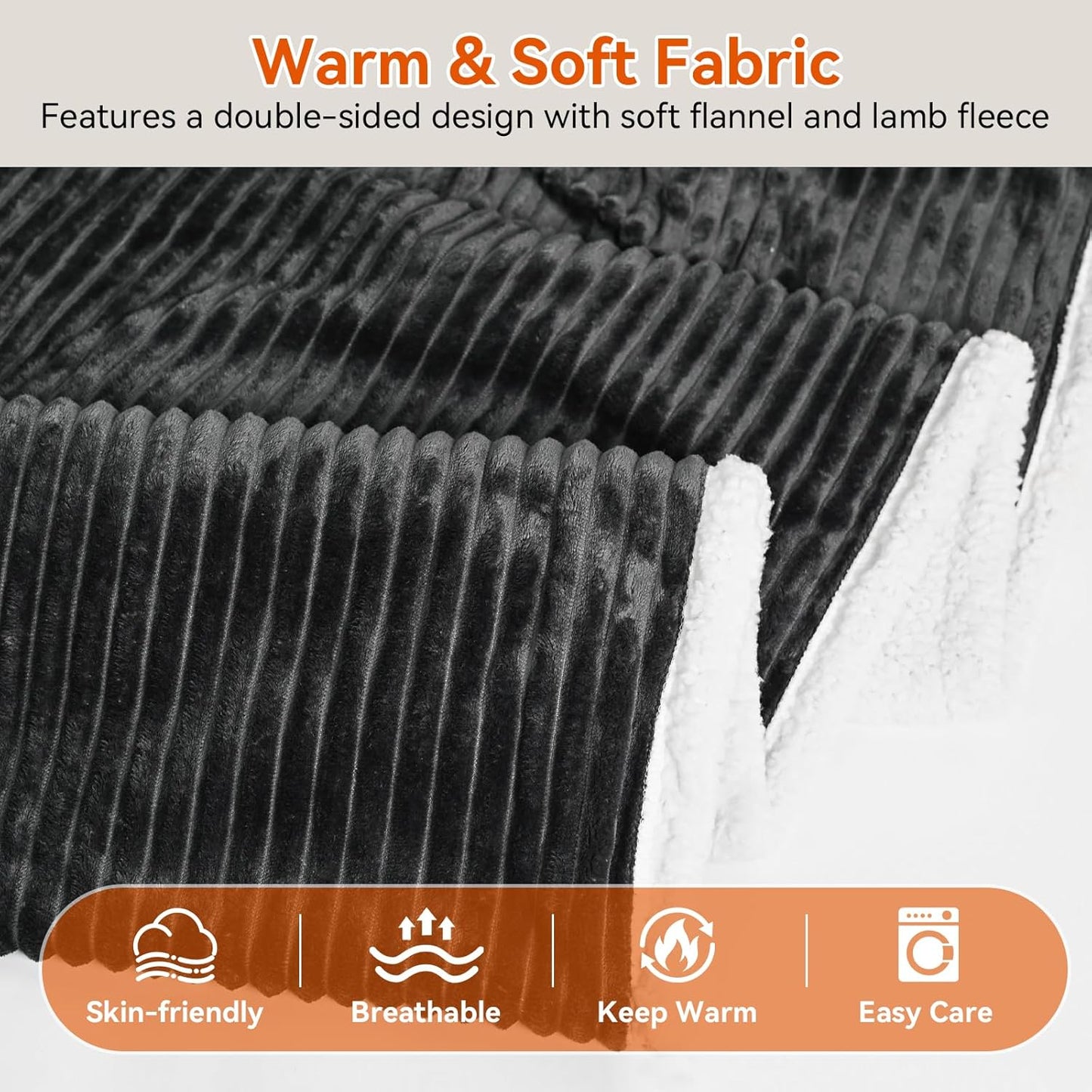 Electric Wearable Blanket with Foot Pocket, Heated Throw Blankets for Women, Snuggle Shawl Wraps with Sleeves
