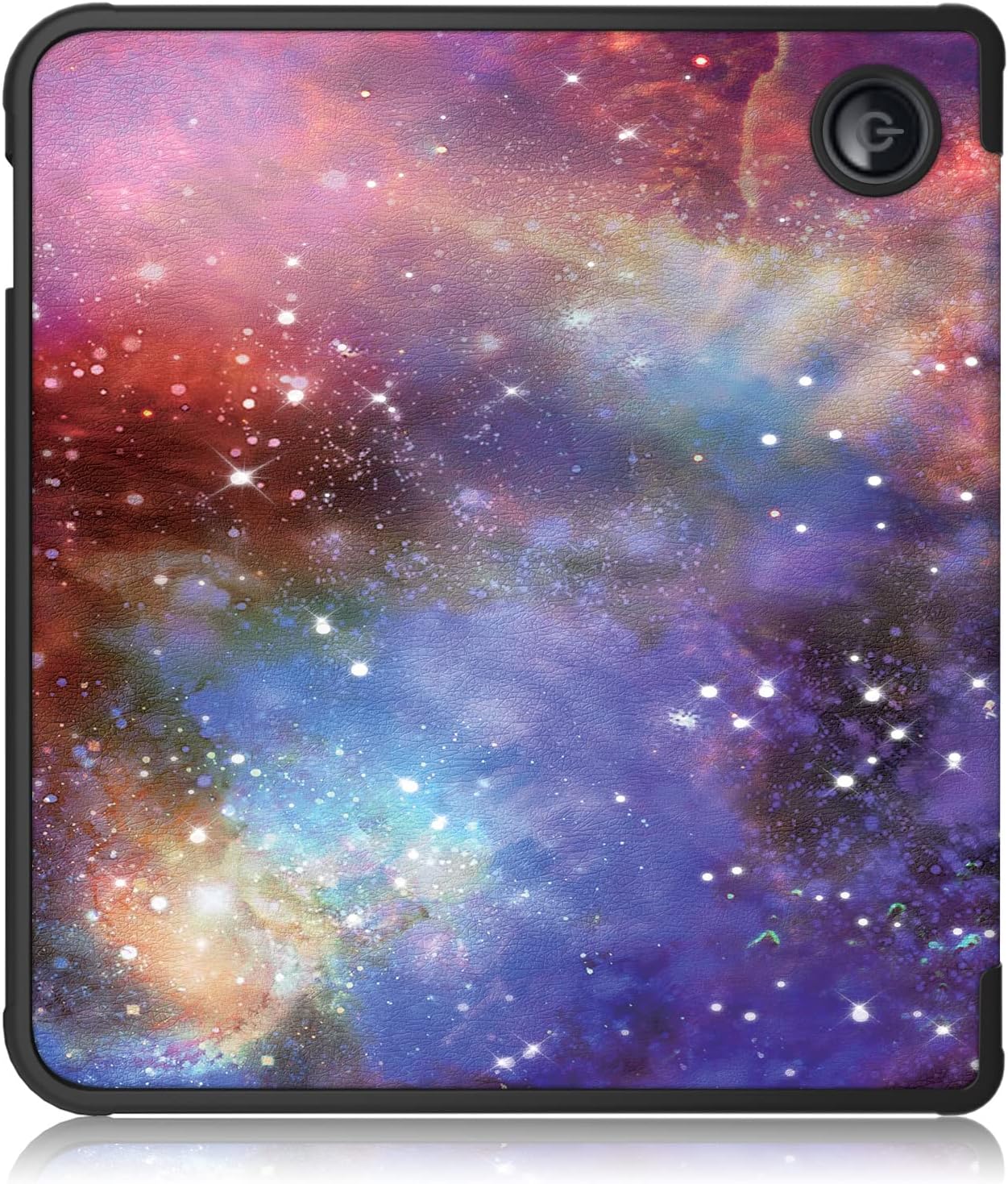 Soft TPU Case Compatible with Kobo Libra Colour & Kobo Libra 2 7" Slim Lightweight Shell with Stand Function Auto Wake/Sleep Smart Cover,Galaxy