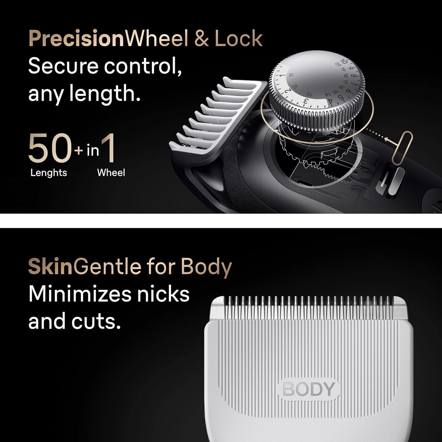 Braun Series 9 PRO All-in-One Beard & Body Grooming Kit for Men, Cordless Trimmer, Hair Clippers & Shaver for Face, Hair & Body with Gillette Labs Razor, AIO 9550