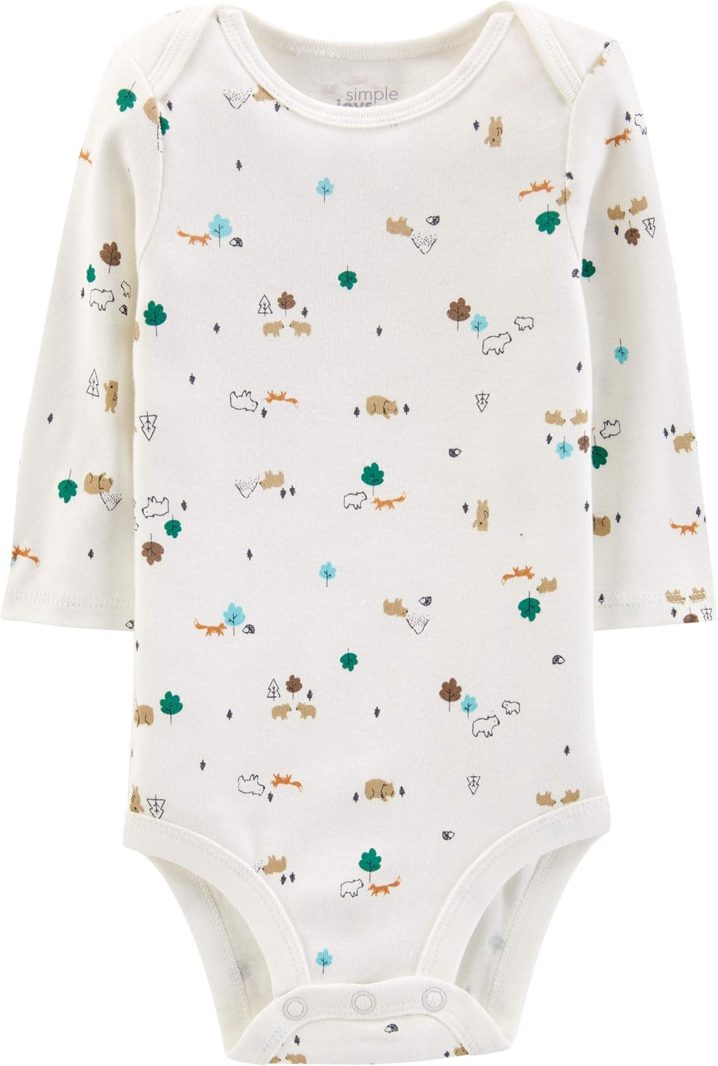 Simple Joys by Carter's Baby-Boys Long-Sleeve Bodysuit Pack of 5Bodysuit