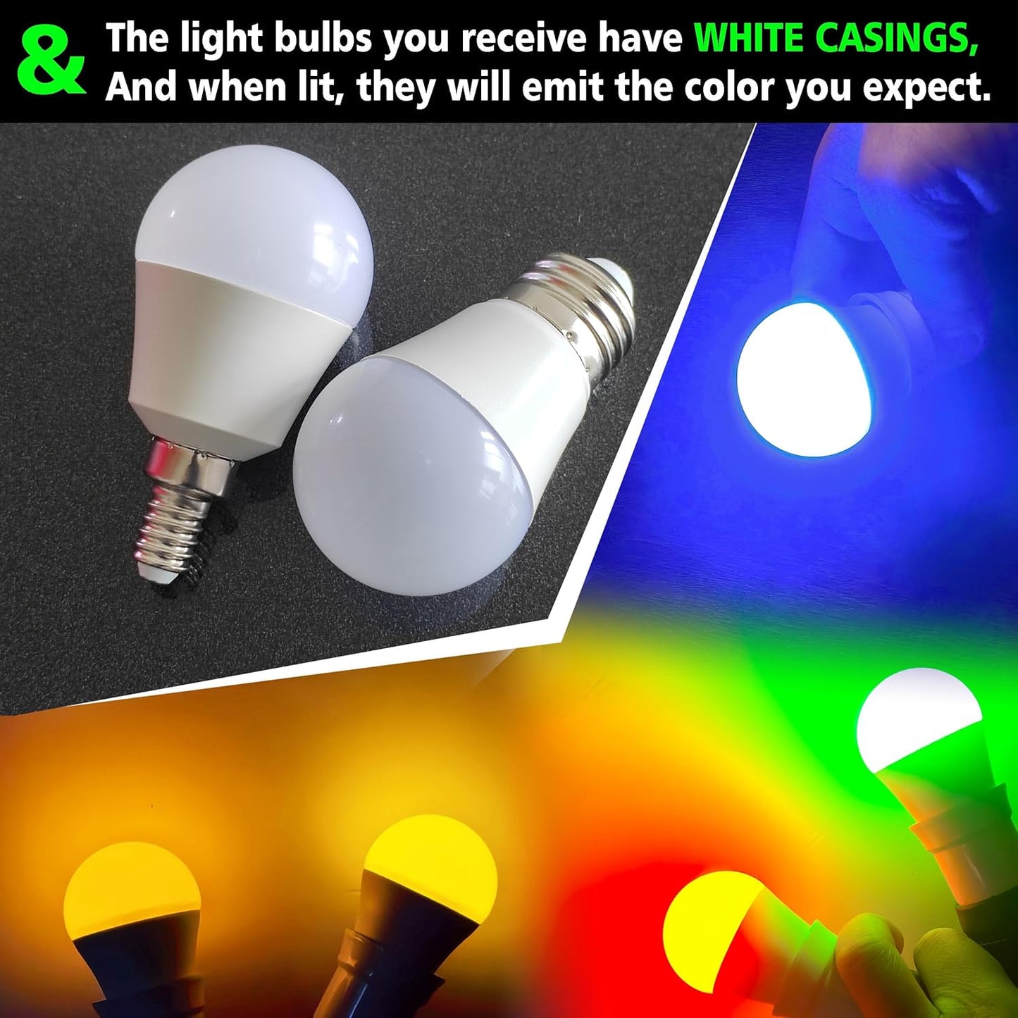 Amber Sleep Light Bulb, Blue Light Blocking, 1800K Warm Light Bulb 25-40W Equivalent, 3W Mood Soothing Night Light, E26 Dim Light Bulbs for Healthy Sleep Therapy, Bedroom, Nursery, Non-Dimmable, 2pack