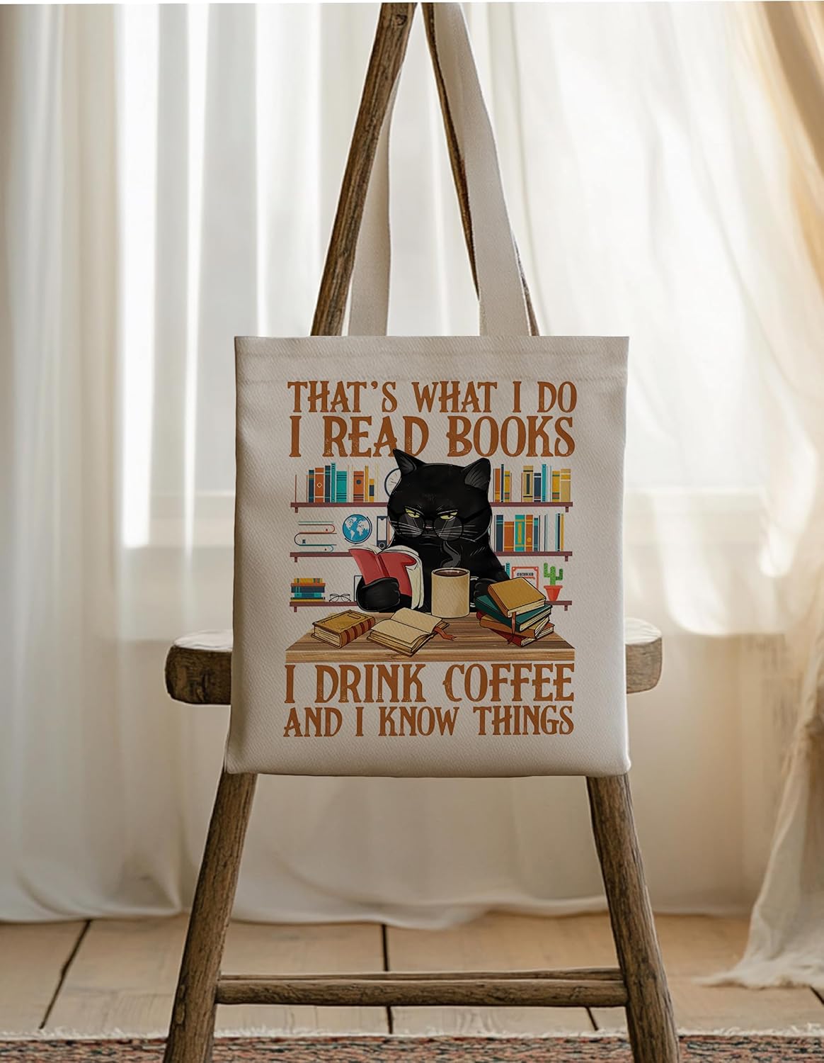 Gifts for Women, Canvas Tote Shopping Reusable Grocery Gift Bags