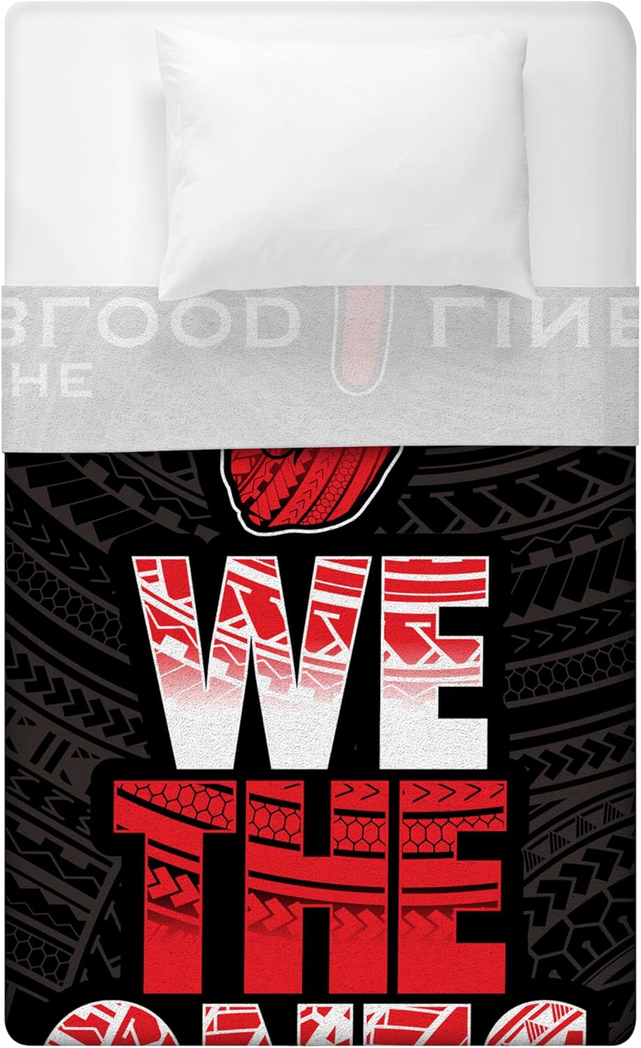 Sleep Squad Bloodline 60 x 80 Raschel Plush Blanket Wrestling Family Super-Soft Throw