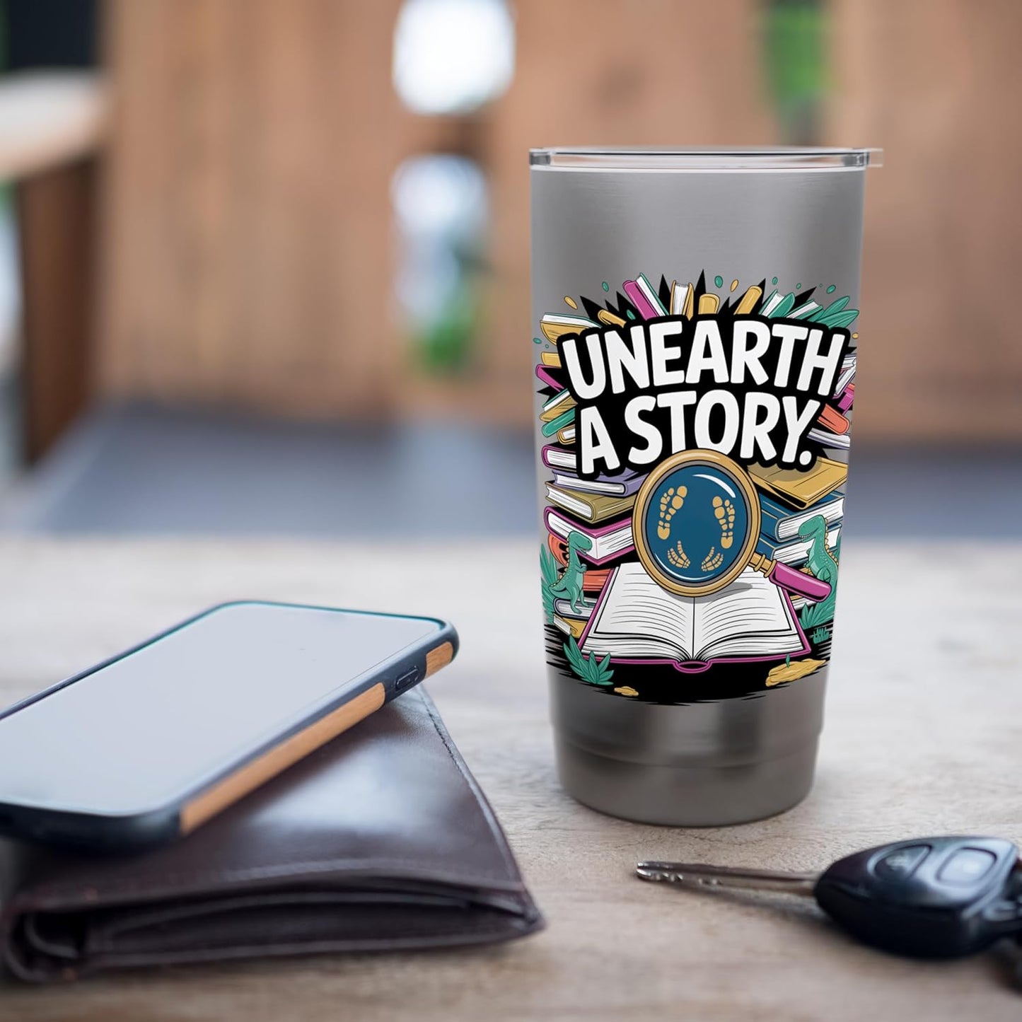 Unearth a Story (2026 Summer reading) Stainless Steel Insulated Tumbler