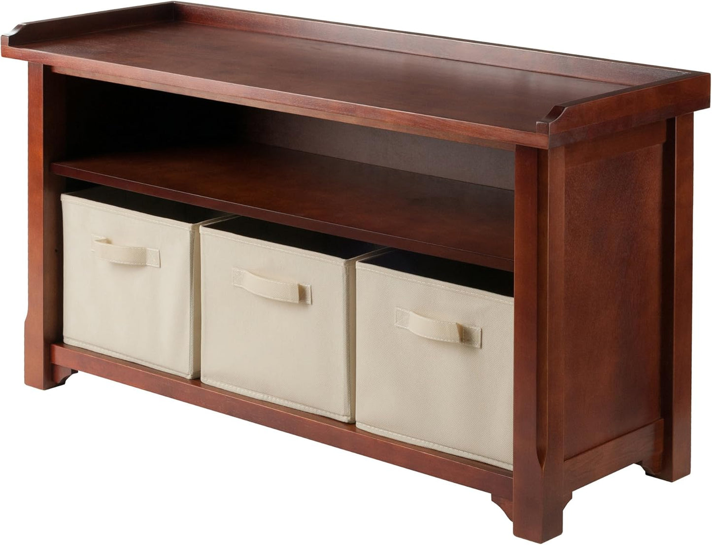 Verona 4-Pc Set, Storage Bench & 3 Foldable Baskets
