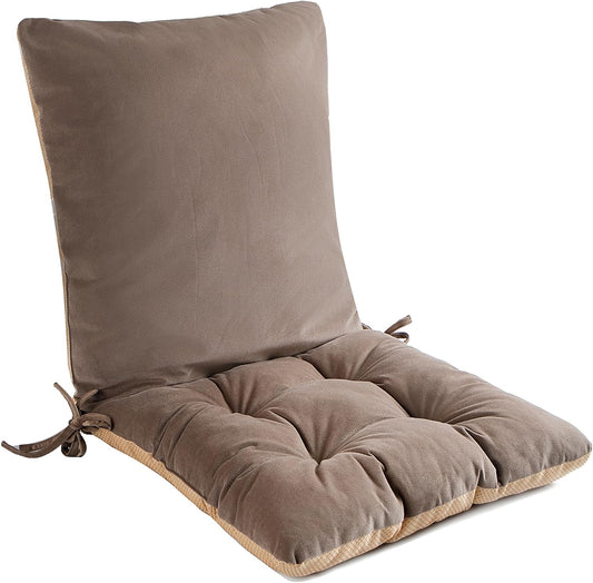 Low Back Pain Relief Extra Large Size Soft Recliner Sofa Lumbar Support Pillow And Thick Cushion With Adjustable Straps And Nonslip Bottom For Lounge/Glider Rocking Chair,Tufted Seat With String Ties