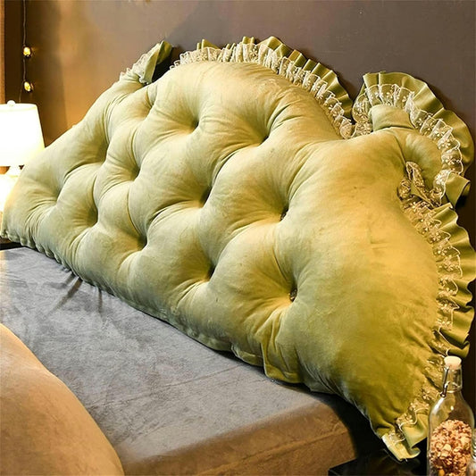 Sofa Bed Headboard, Backrest Lumbar Pillows Positioning Back Support Bolster Bedside Cushions Reading Body Pillow Bed Rest Pillows(Pink,120cm)