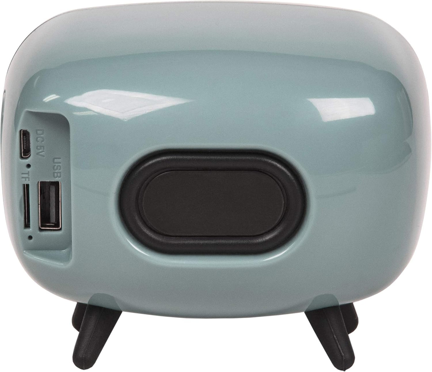Crosley CR3039A-TN Rondo Retro Portable Rechargeable Bluetooth Speaker, Tourmaline