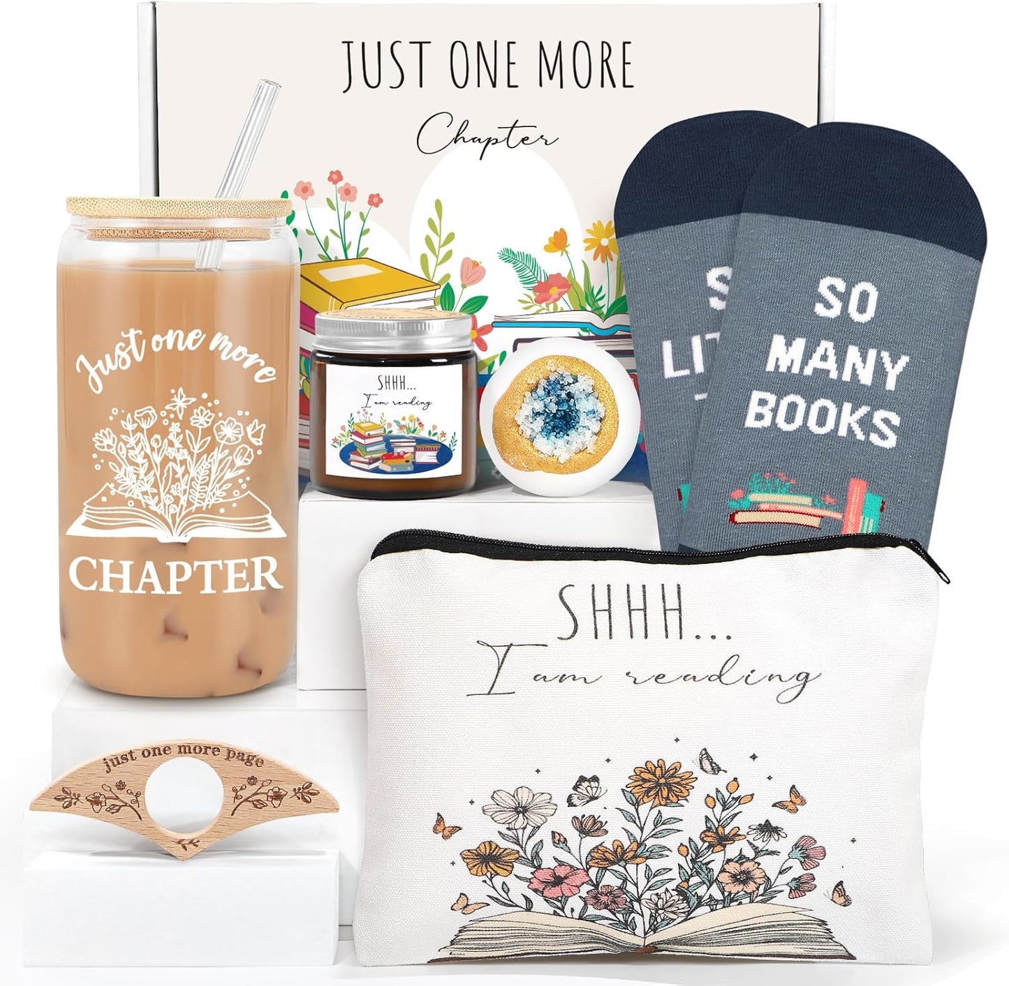 6 PCS Book Lovers Gifts for Women, Readers, Librarians, Bookworms - Birthday Presents for Reading Enthusiasts, Best Friend - Bookish Themed Items