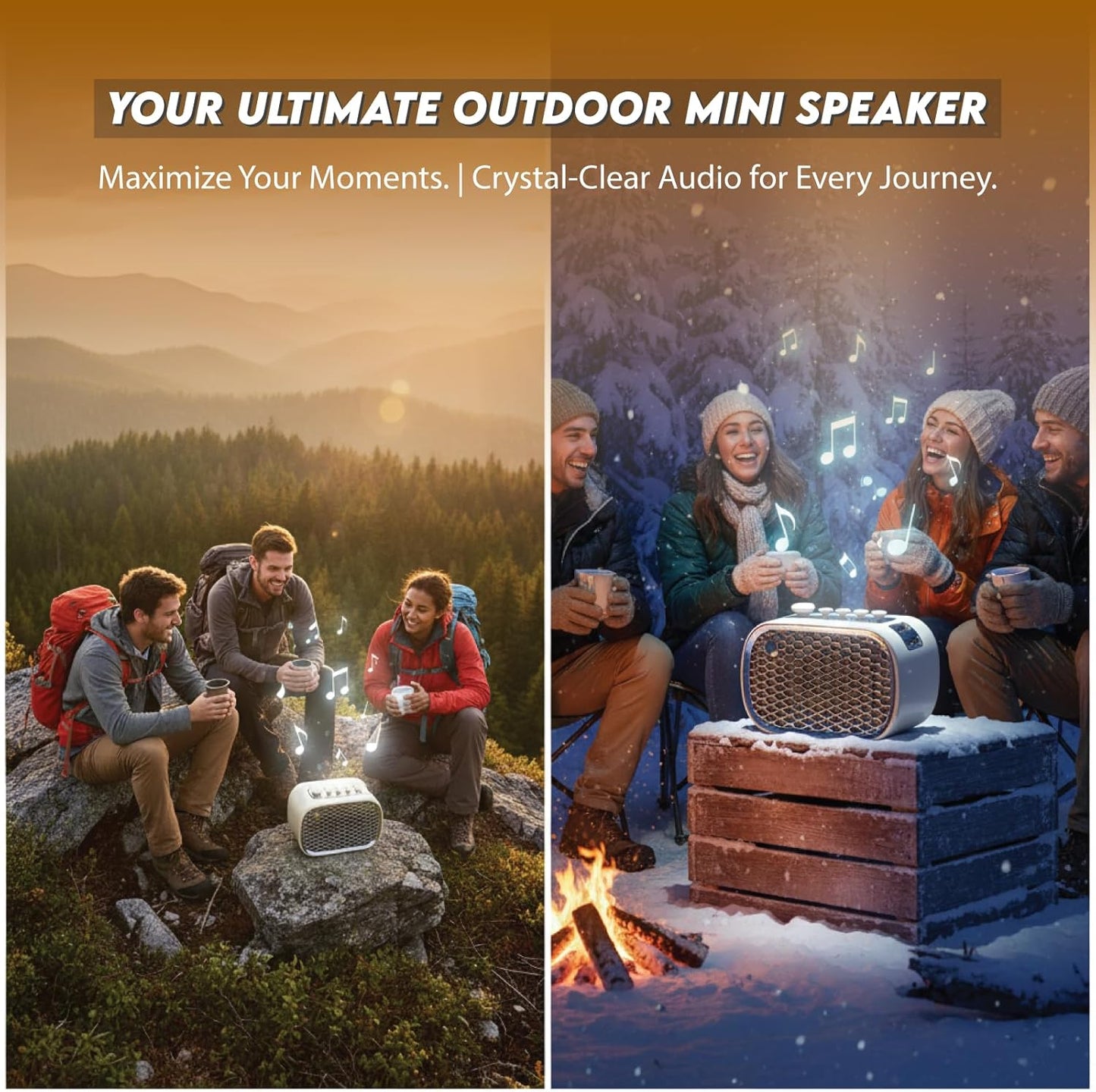 4 in 1 White Noise Machine & Gentle Bass Bluetooth Speaker, Sleep Sound Machine Portable for Baby, Adults, Travel & Office