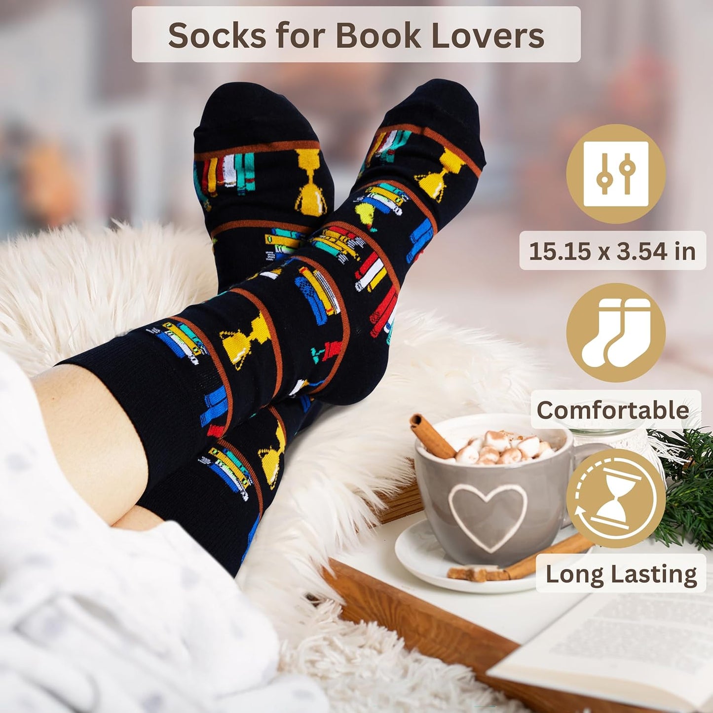 Luxury Book Lover Gifts for Women Readers - 8pc Bookish Gift with Premium Blanket & Shatterproof Steel Tumbler, Librarian Bookworm & Book Club Theme Birthday Present, Mother's Day Reading Gifts