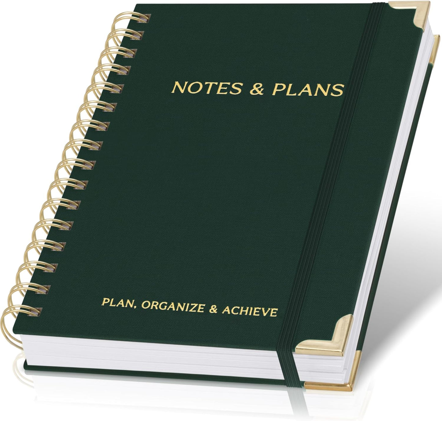 ZICOTO Aesthetic Daily Planner And Notebook With Hourly Schedule - Aesthetic Spiral To do List Notepad For Work/Home to Organize Tasks And Appointments - Stylish School/Office Supplies Book For Women