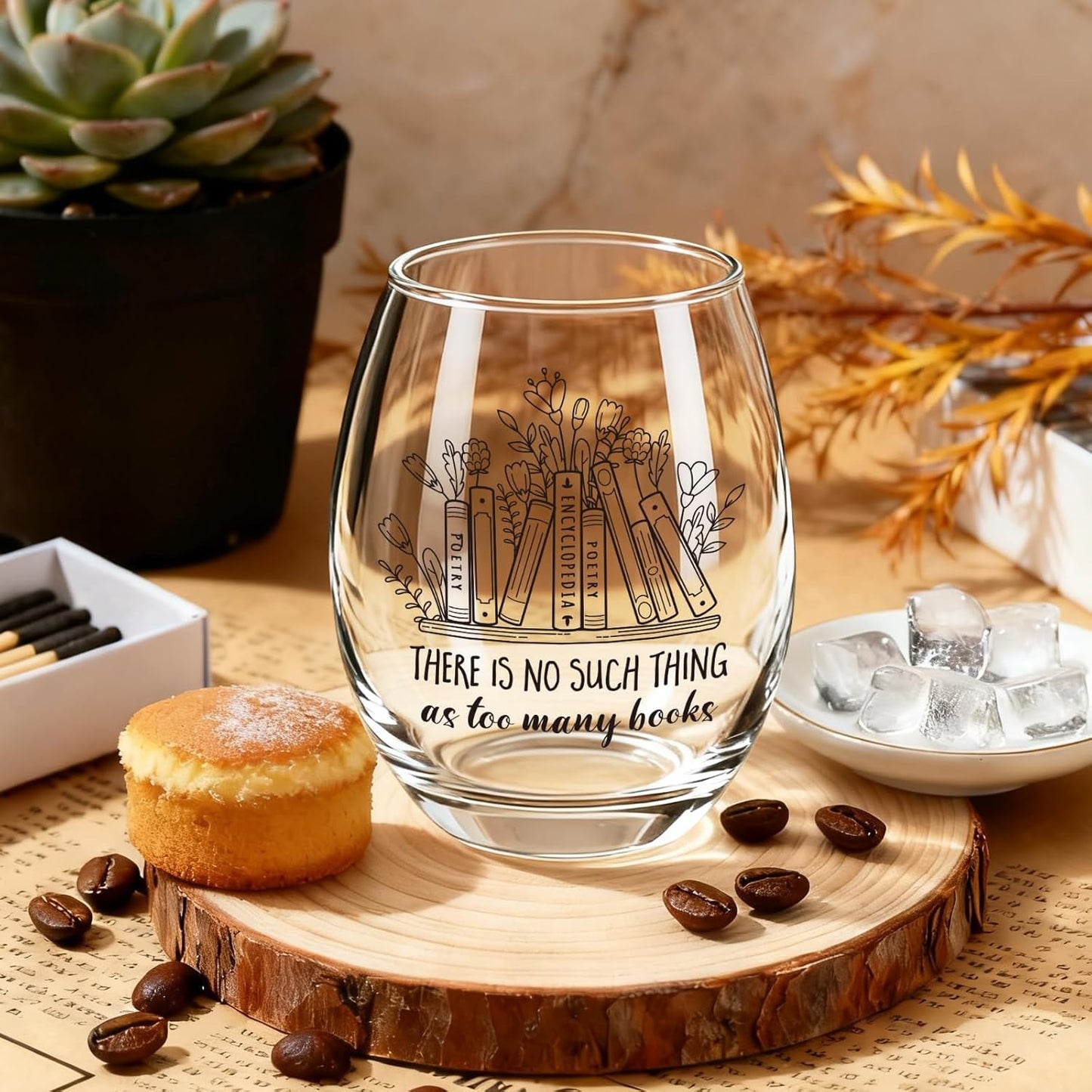 There Is No Such Thing as Too Many Book Wine Glass Gifts for book lovers Women, Funny reading Bookish Bookworm Glasses For Her, Best Christmas Birthday Reading Day 15oz wine glass for Female Readers58