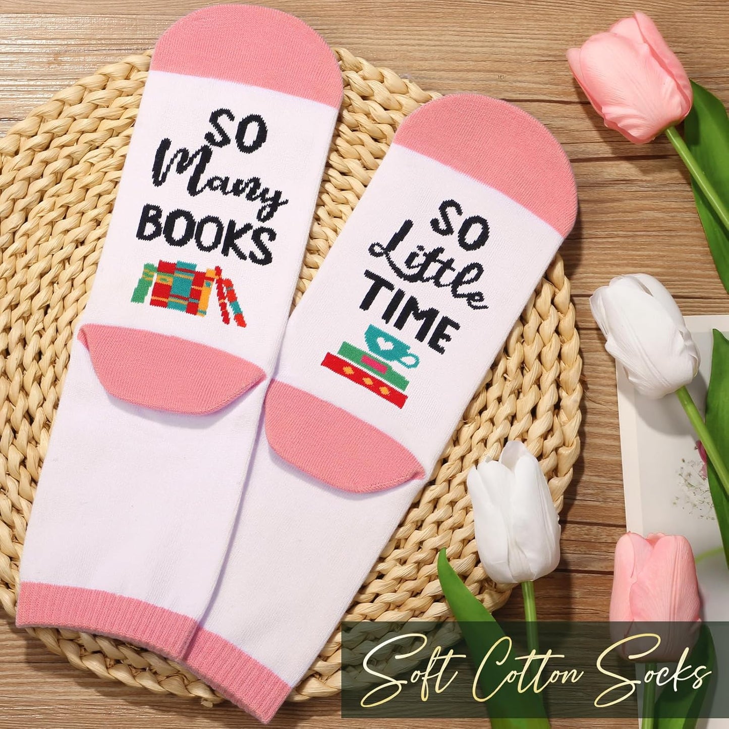Book Lovers Gifts for Women Bookish Gifts, Reading Gift Set for Reader Book Club Book Themed Basket, Mother's Day Birthday Gift for Book Lovers Women Friends Bookworm Librarian Teacher w/ Tote Bag