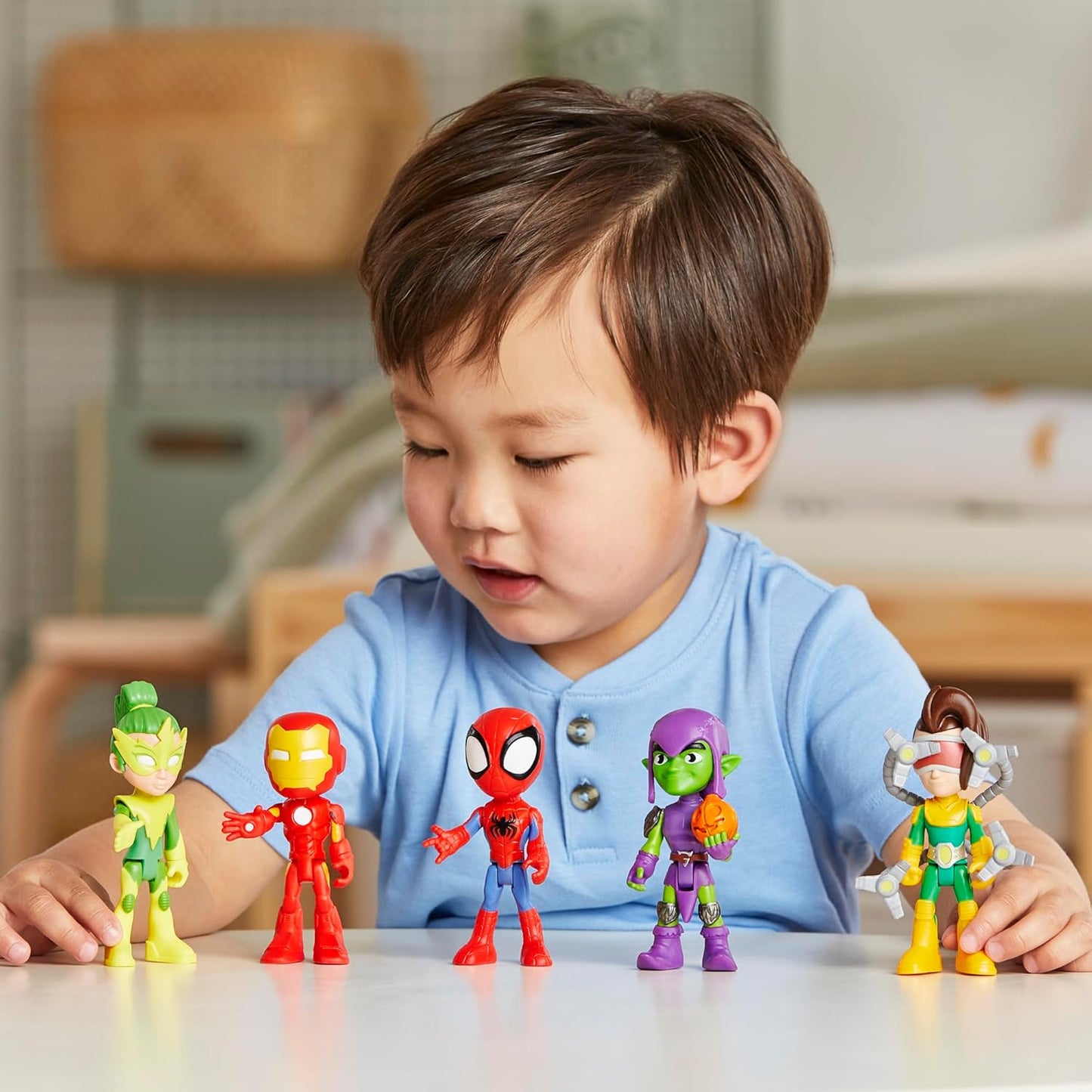 Spidey and his Amazing Friends Hasbro Marvel, Friends & Foes Pack, 5 Action Figures, 4-Inch, Preschool Super Hero Toys for Kids Ages 3 and Up (Amazon Exclusive)