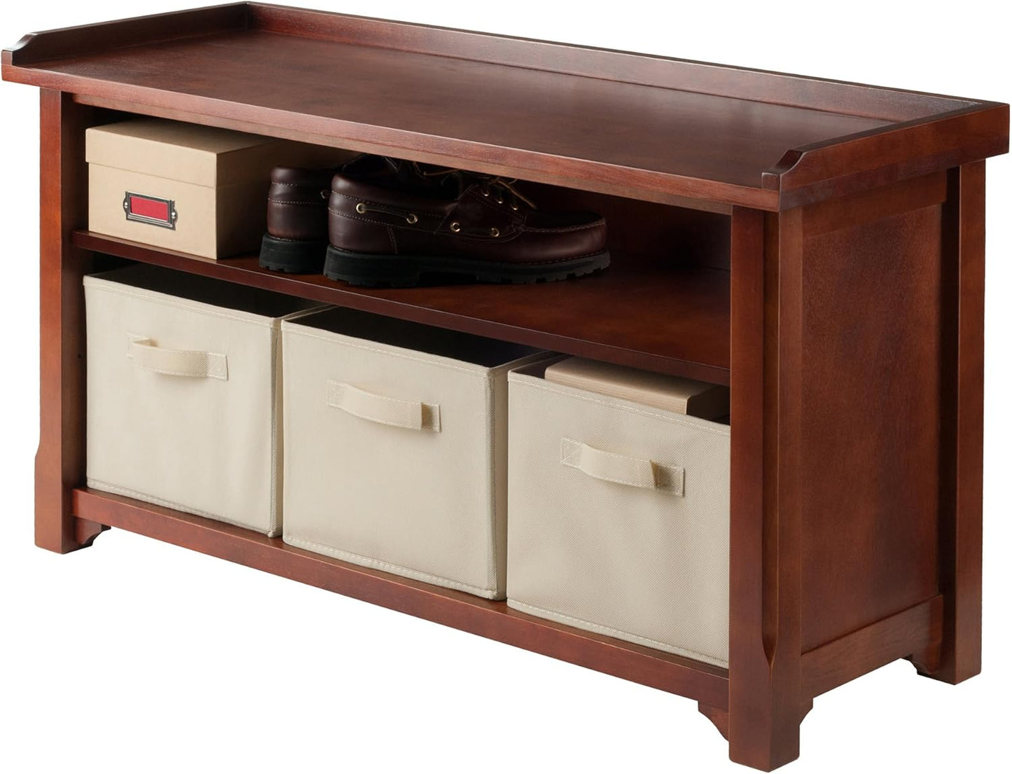 Verona 4-Pc Set, Storage Bench & 3 Foldable Baskets