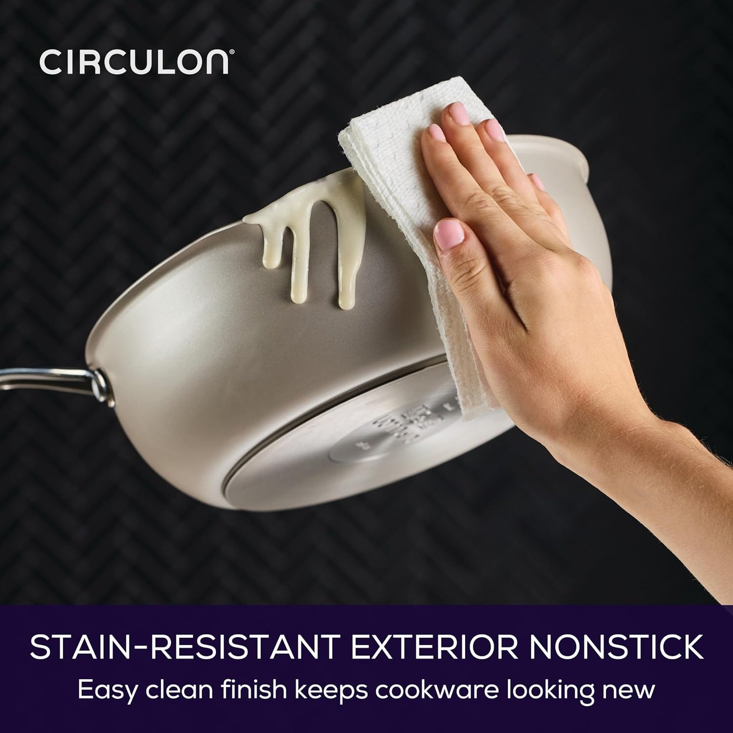 Circulon Infinity Pan with ScratchDefense Nonstick Cookware, Induction Suitable, Dishwasher Safe with Multipurpose Tool Holder and Lid, 9.5 Inch (3.2-Quart), Multipan, Metal Utensil Safe - Platinum
