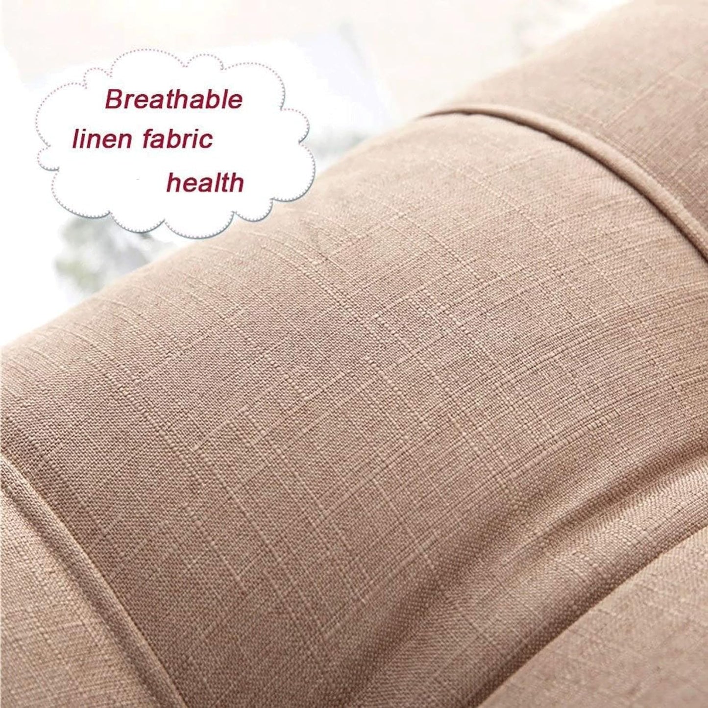 Triangular Positioning Heighten Support Reading Cushion Never Collapse Cushions for Sofa Bed Headboard Upholstered with Removable Cover(Size:100X60cm,Color:A)