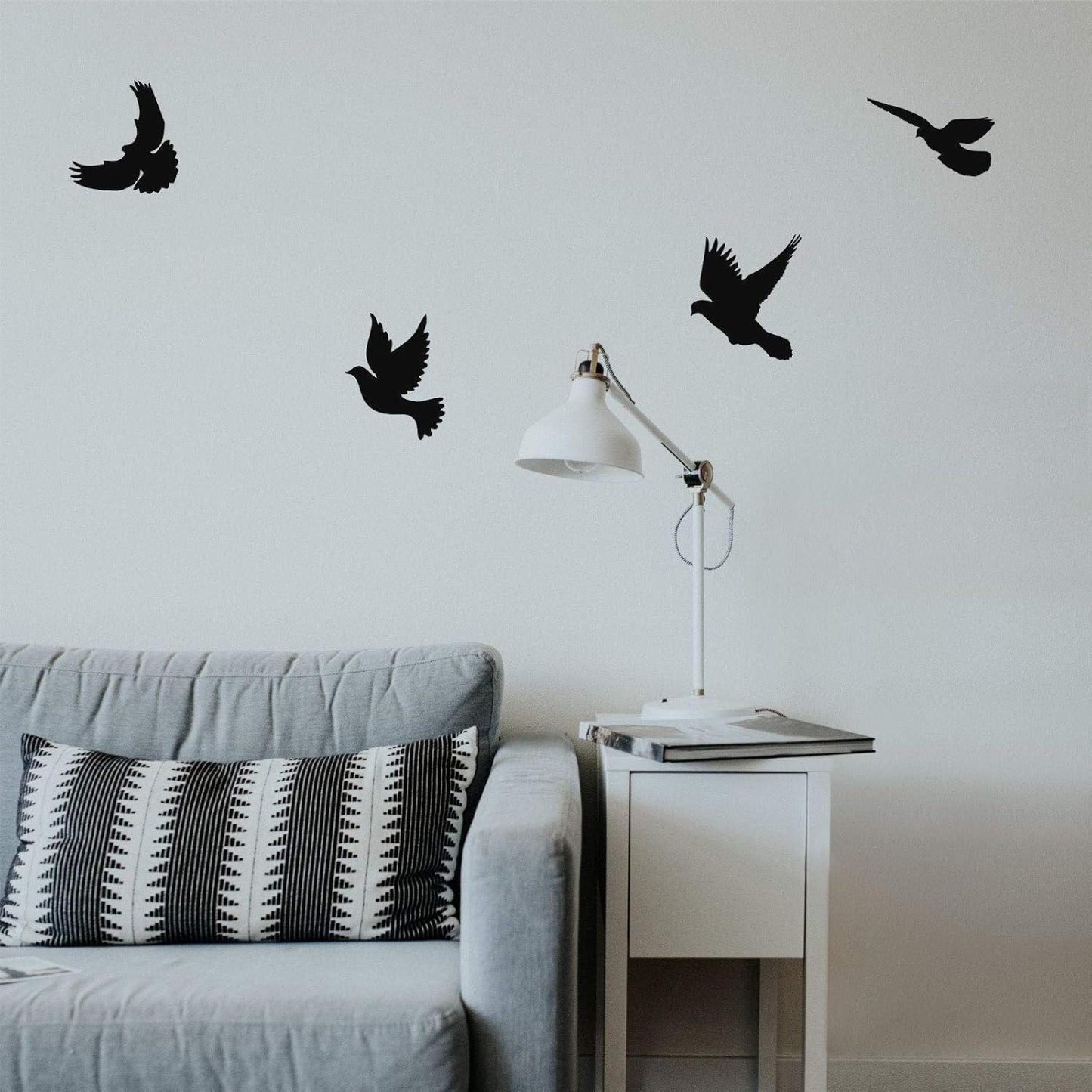 DEKADRON Metal Wall Art, Birds Decor, Metal Wall Decoration, Home Livingroom Indoor Outdoor Birds Sign (4)