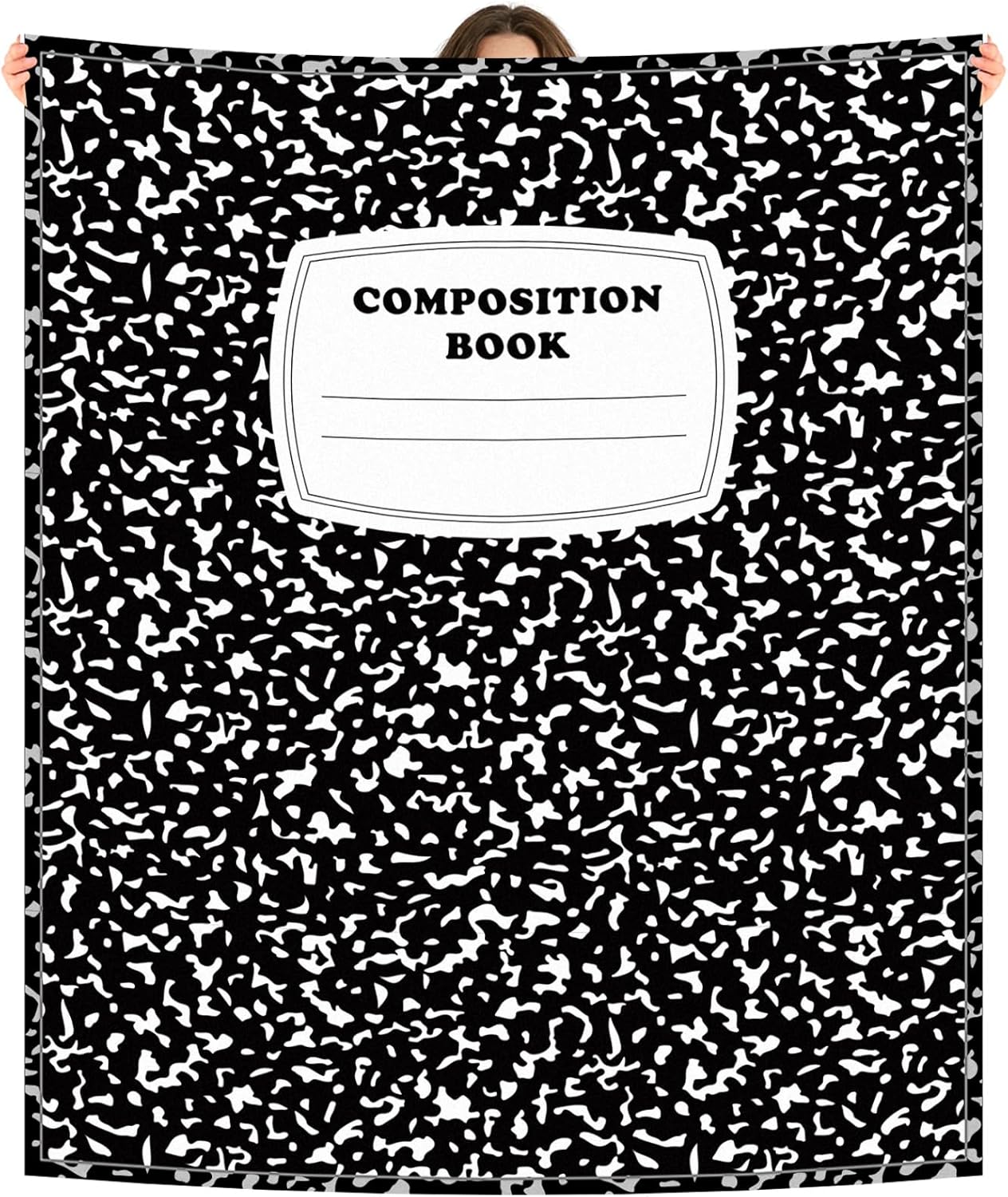 Moukeren Graduation Teacher Gifts for Women Men 60 x 50 Inches Composition Notebook Teacher Blanket Appreciation Gifts Funny Presents Blanket from Students for Educators Mentors Couch Room Sofa