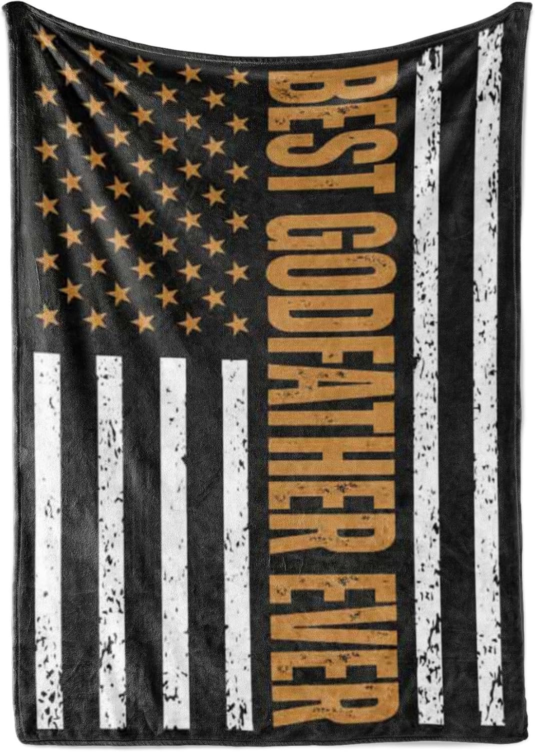 InnoBeta Godfather Gift from Godson, Throw Blanket - USA Flag (50 x 65 inches)