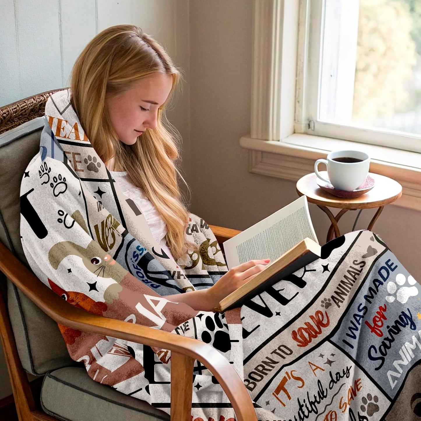 Veterinary Gifts Blanket 60"x50", Veterinarian Gift for Women Men, Gift for Veterinarians, Vet Med Gifts, Future Veterinarian Presents, Veterinary Student Graduation Presents