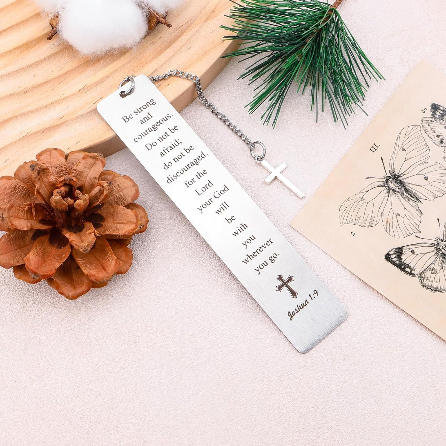 Bible Bookmark Gifts for Women Men Christian Reading Lovers Metal Bookmark Book Accessories Faith Based Religious Inspirational Motivational Gifts Unique Christmas Birthday Valentines Day Gift Ideas
