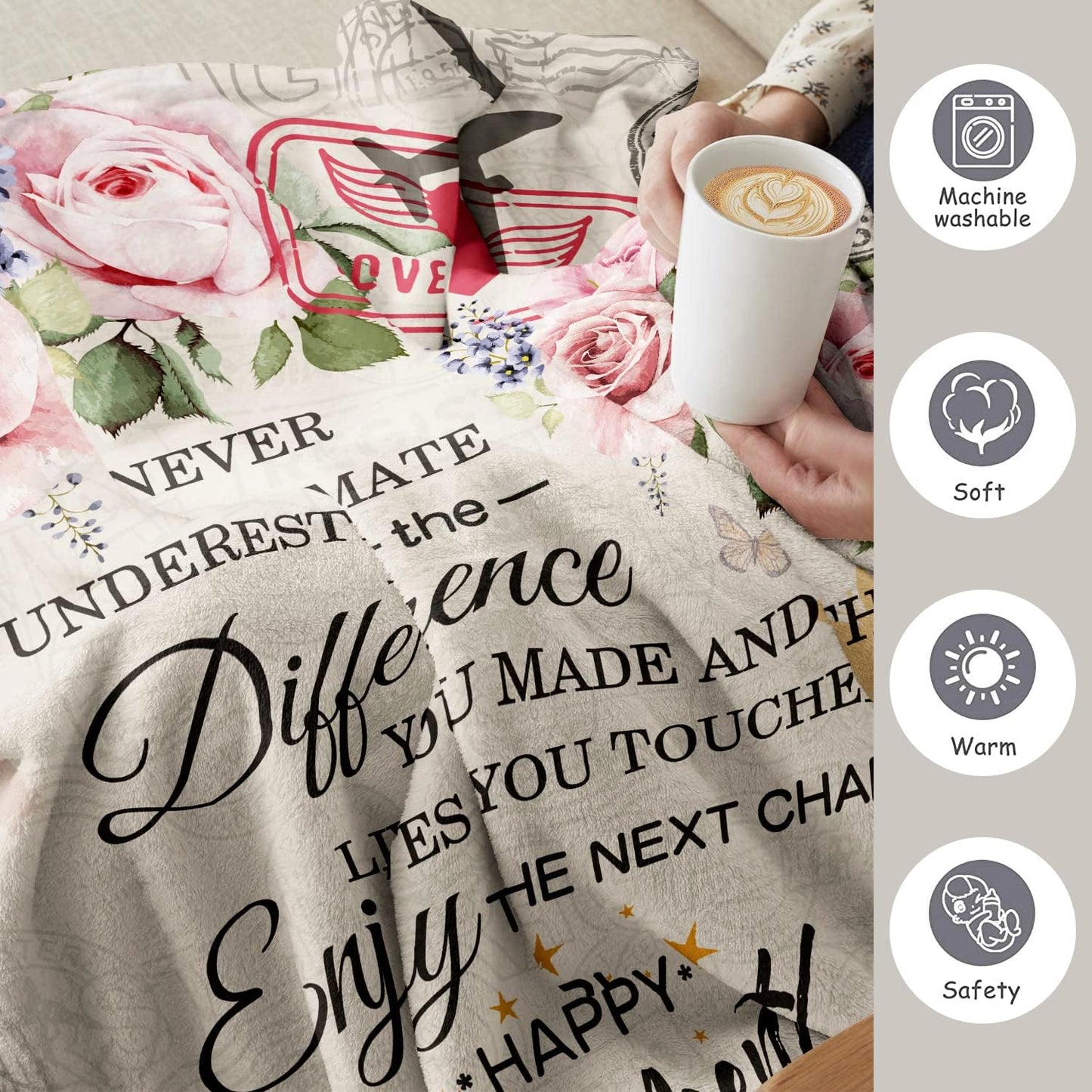 Retirement Gifts for Women 2026, Retired Gifts for Women, Retirement Gifts for Teachers Nurses Mom Grandma Friend, Farewell Gifts for Coworkers Boss, Retirement Throw Blanket 60"x 50"