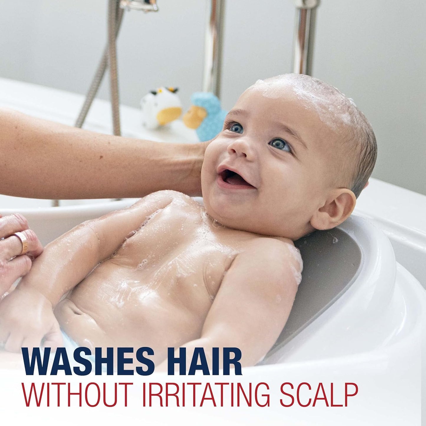 Aquaphor Baby Wash and Shampoo - Mild, Tear-free 2-in-1 Solution for Baby’s Sensitive Skin - 16.9 fl. oz. Pump
