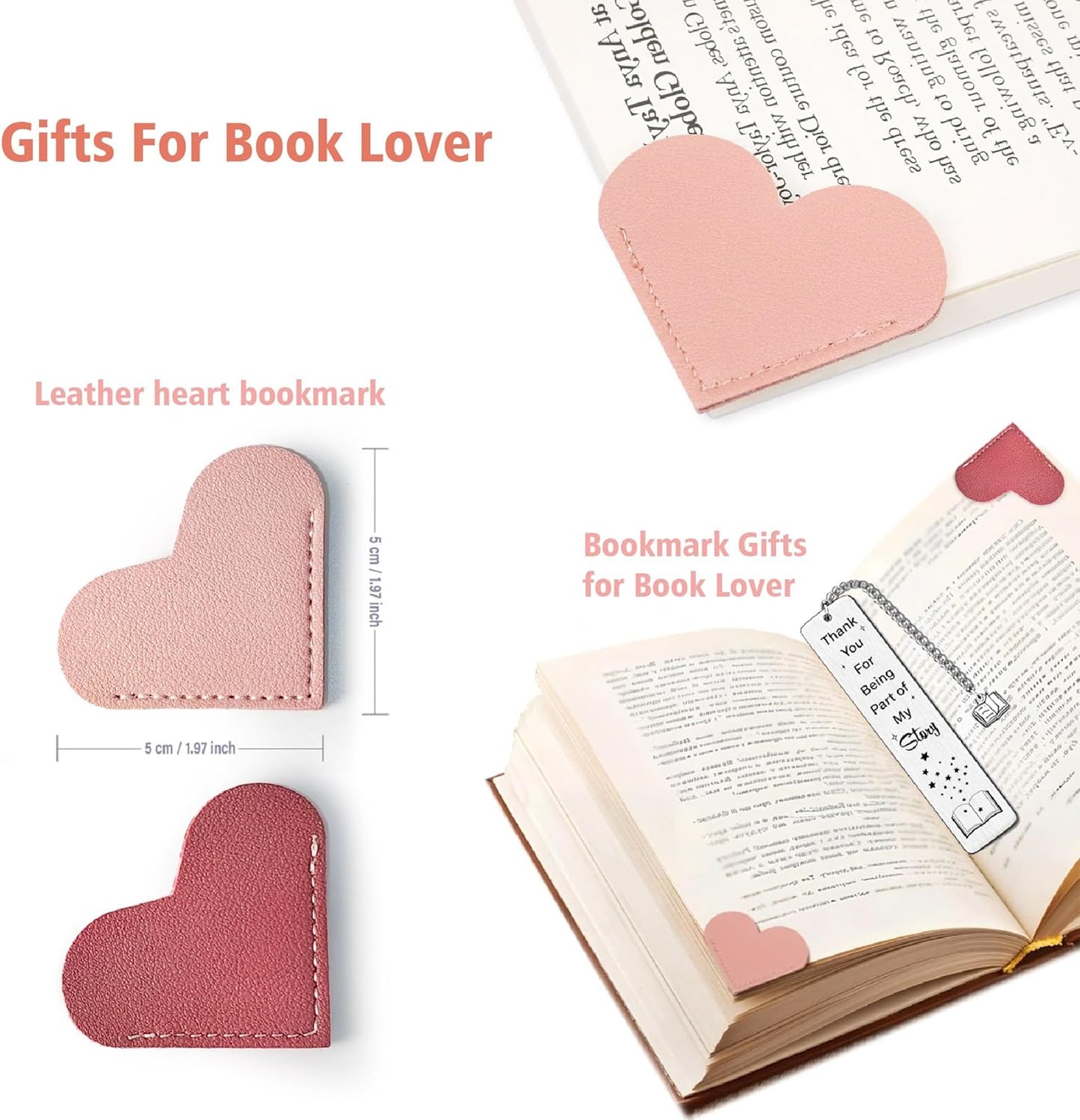 Book Lovers Gifts for Women, Gifts for Book Lovers Women, Bookish Gift for Readers, Reading Accessories Gift for Reading Club Present for Christmas Birthday White Elephant Secret Santa