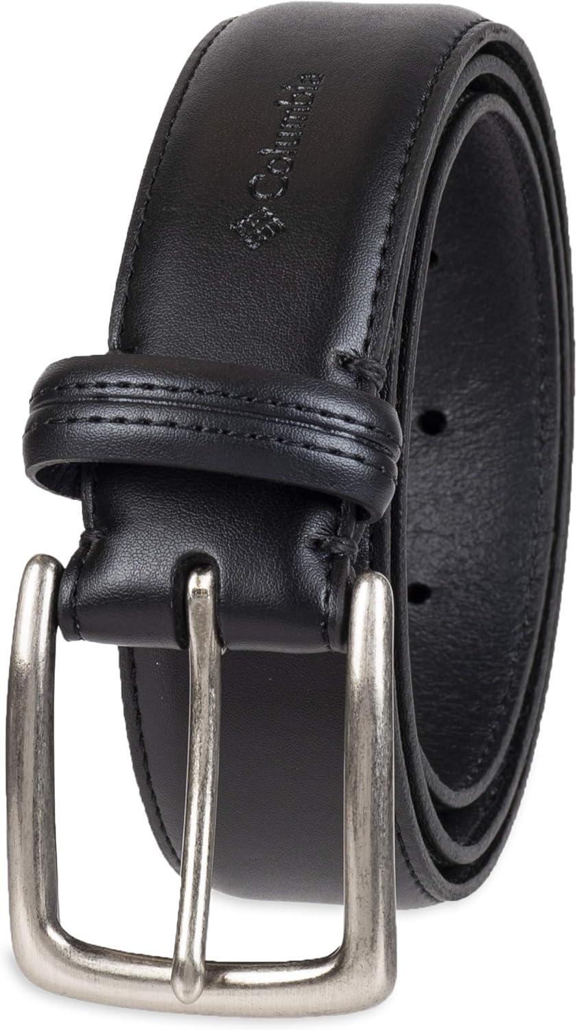 Columbia Men's Casual Everyday Leather Belt – Jeans, Chinos and Daily Wear