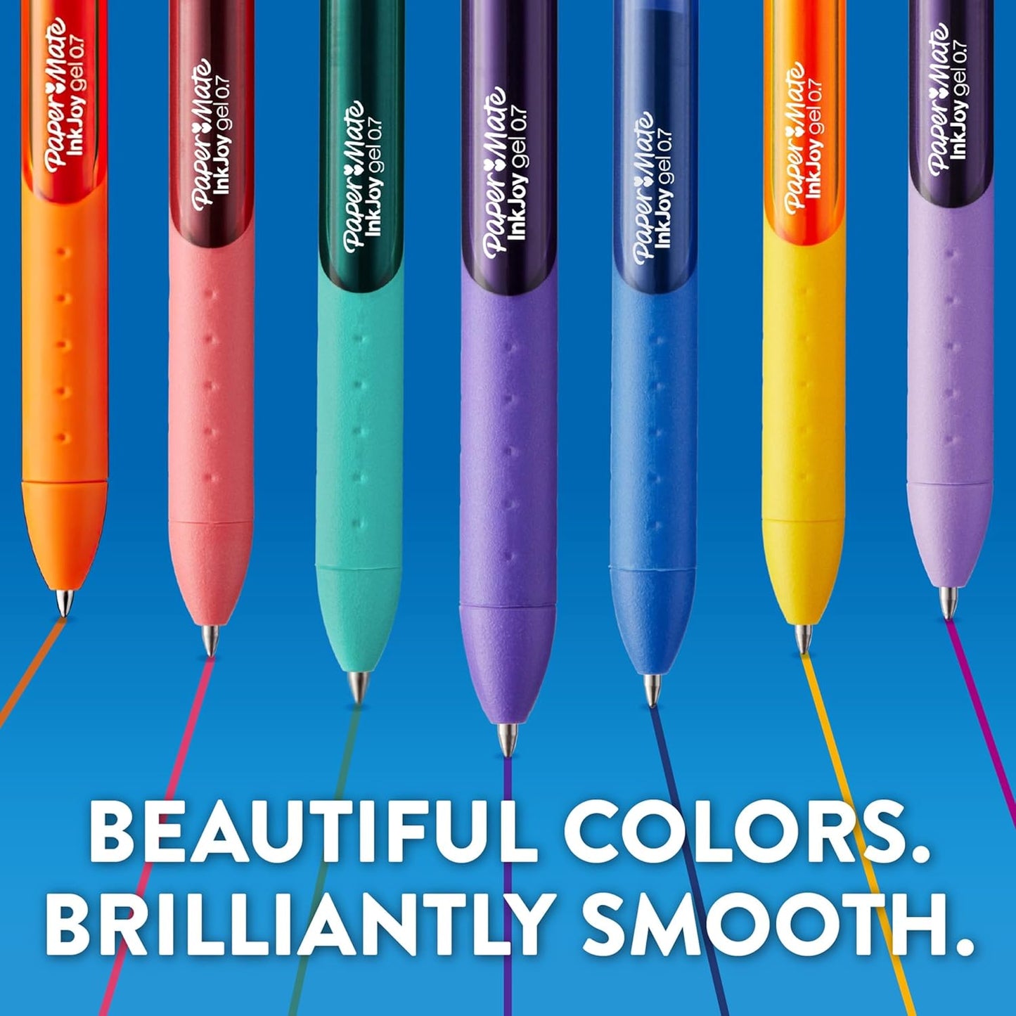 Paper Mate InkJoy Gel Pens, Medium Point (0.7mm), 20 Count - Back to School Supplies, Teacher Essentials, Journaling, Writing, Note-Taking
