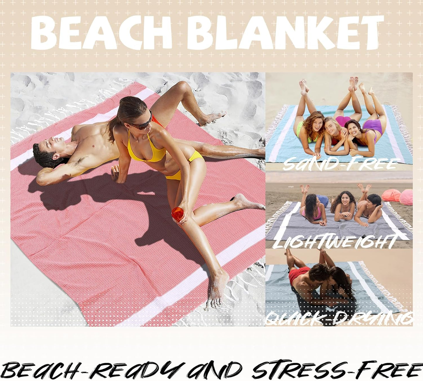 Lightweight Woven Throw Blanket Large Soft Travel Accessories Women Summer Winter Vacation Essentials European Mexico Costa Rica Bahamas Alaska Japan Italy Amazon Africa Hawaii Trip Must Haves Navy