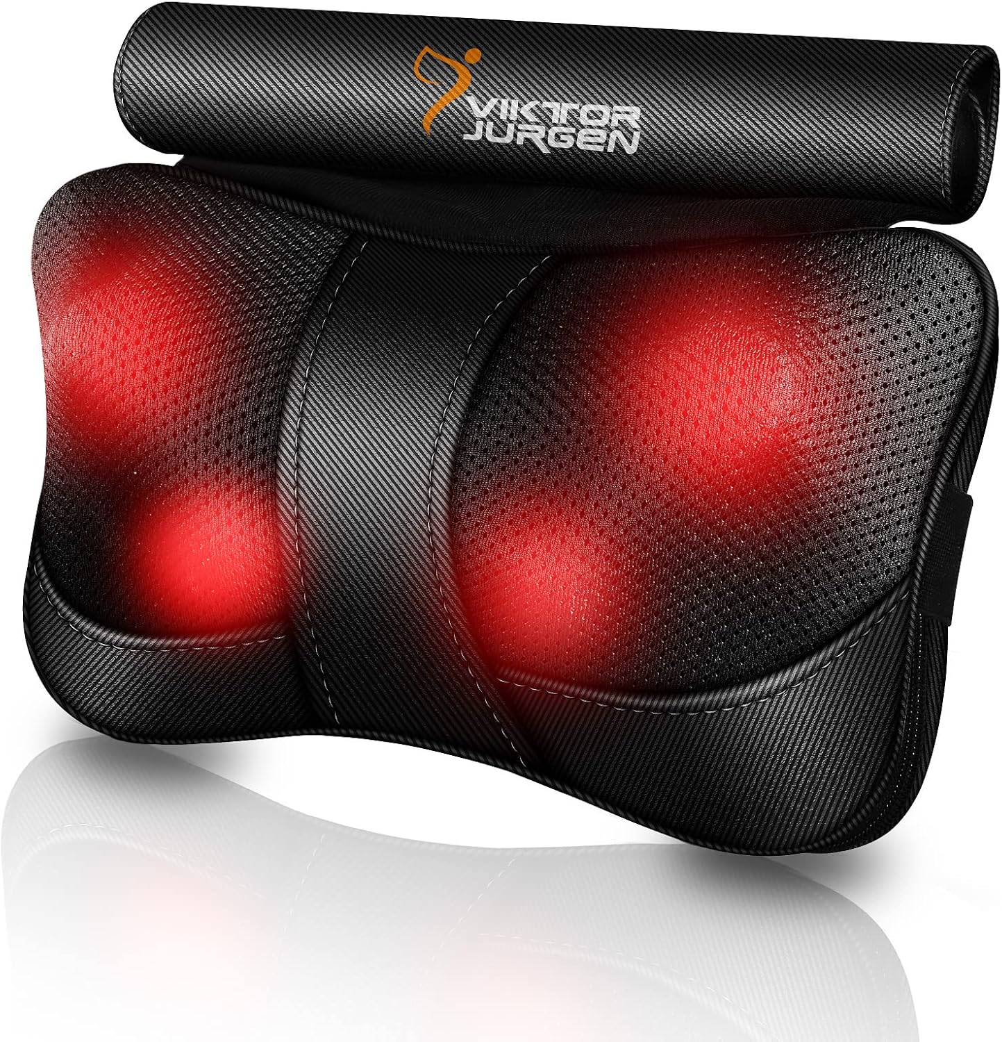 VIKTOR JURGEN Mothers Day Back Massager Kneading for Neck, Shoulder and Foot, Shiatsu Massage Pillow with Heat, Relaxation Gifts for Women/Men/Dad/Mom/Christmas/Fathers Day