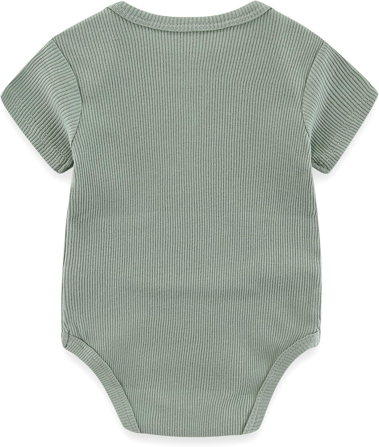Kiddiezoom Newborn Baby Unisex Cotton One-Piece Bodysuits Baby Gift 5-Pack Baby Clothes