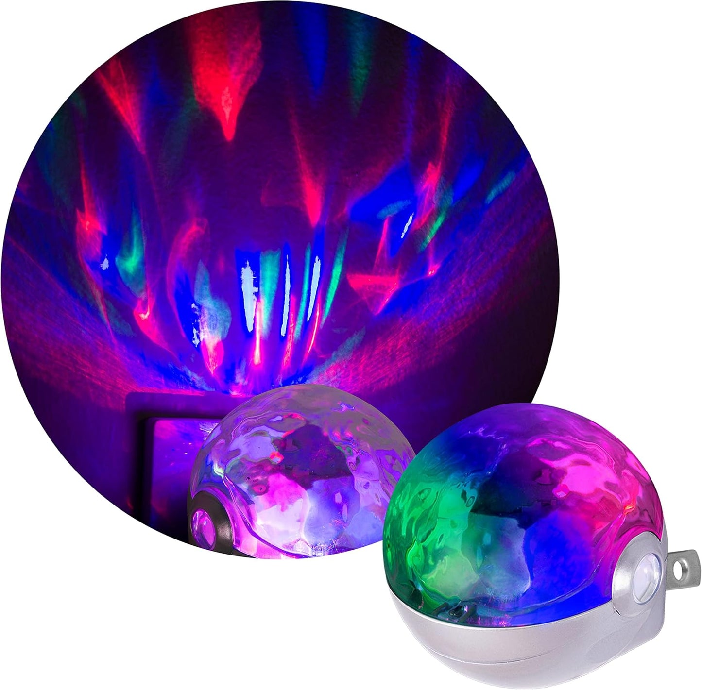 Projectables Space Nebula LED Night Light Projector, Color Changing Plug-In, Dusk-to-Dawn Sensor, Galaxy Projector Space Ideal for Children's Bedroom, Bathroom, Playroom 12355