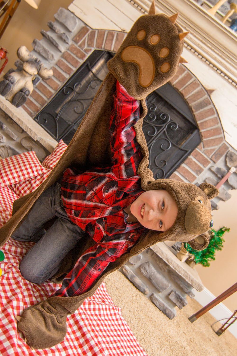 Fin Fun Wearable Hooded Blanket for Kids - Kids Wearable Blanket Hoodie - For Boys & Girls
