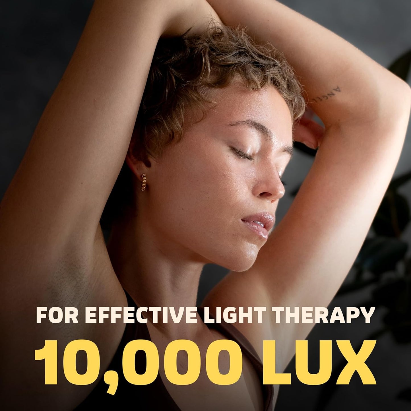 Circadian Optics Lumos 2.0 Light Therapy Desk Lamp | As Seen On Shark Tank | 10,000 LUX UV-Free Full-Spectrum LEDs | Adjustable Portable Folding Sunlight Lamp for Seasonal Blues, Focus, Energy & Sleep