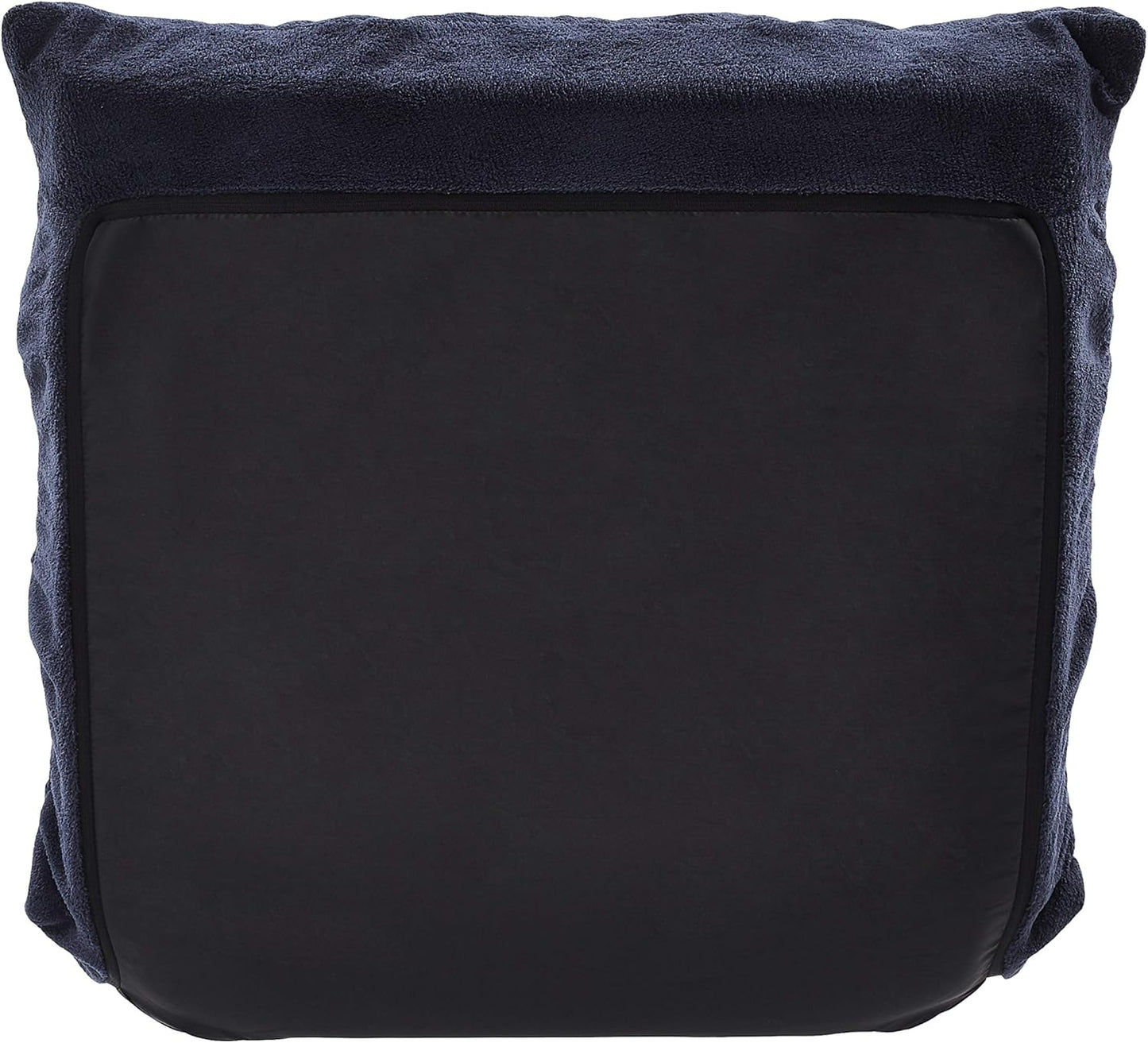 Amazon Basics Adjustable 14-Position Memory Foam Gaming Floor Chair with Back Support, Portable, Reclining, Lay Flat, 41.3"D x 21.3"W x 6"H, Navy