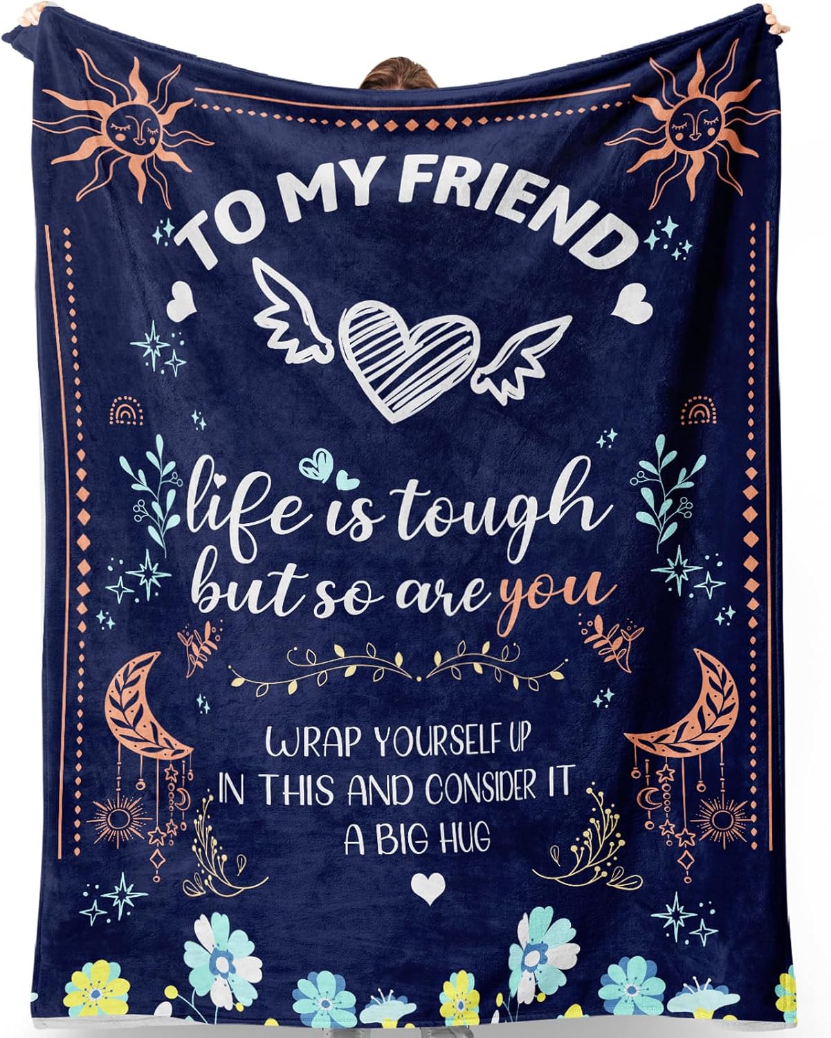 Best Friend Birthday Gifts for Women, Friendship Gifts for Women on Christmas, Unique Gift for Best Friend,Bestie,BBF- Friends Blanket 50''x60''
