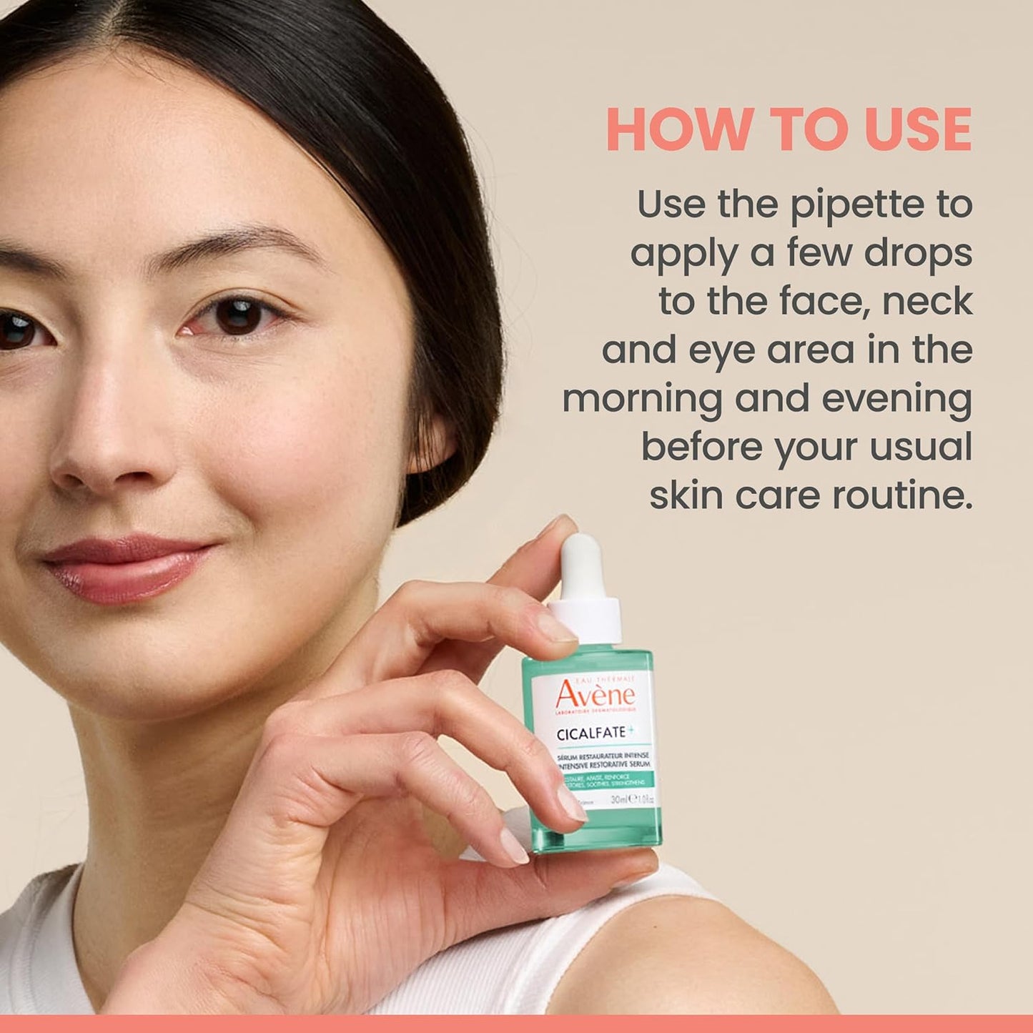 Avène Cicalfate+ Intensive Restorative Serum, Restores & strengthens skin barrier, Barrier serum with Pro-Vitamin B5 for all skin types including sensitive skin, Fragrance-Free, Dermatologist-Tested