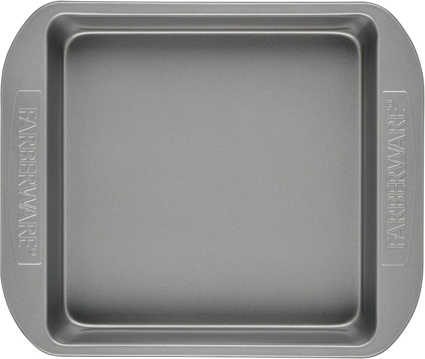 Farberware Nonstick Bakeware 9-Inch Square Cake Pan, Gray