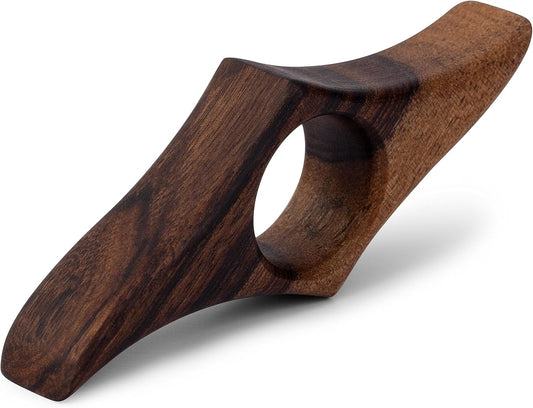 TILISMA Book Page Holder – Handmade Natural Walnut Thumb Bookmark - Novel Reading Accessories Gifts for Readers, Book Lovers Gifts, Bookworm Gift, Literary Gift - Reading Accessories (Small - 0.78")