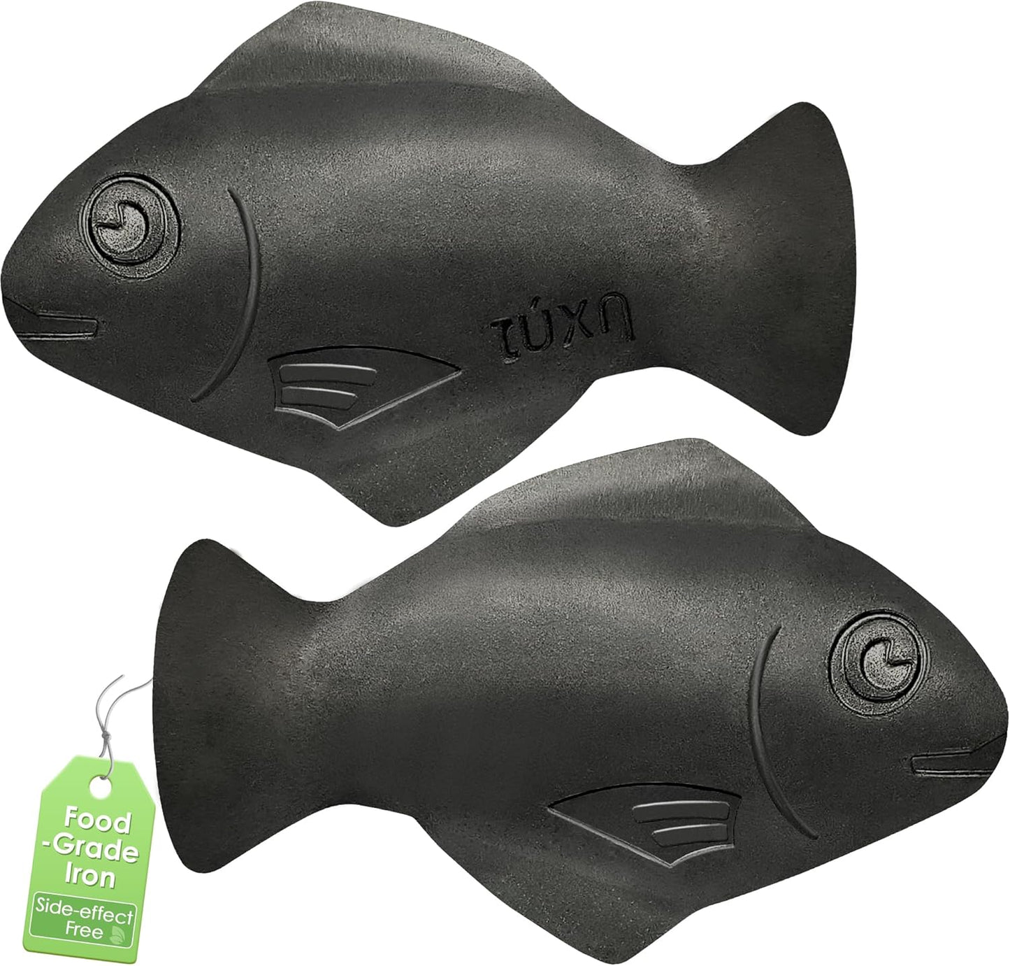 Iron Fish (2-Pack) – Natural Cooking Tool to Add Minerals to Food & Water, Safe & Reusable Supplement for Iron Deficiency, Anemia & Vegans