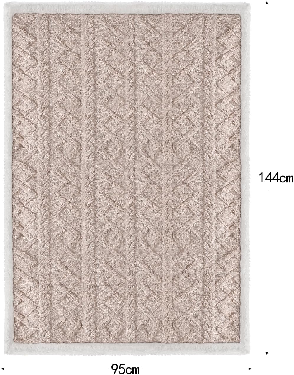 haozaikeji Wearable Blanket Plush Shawl Blanket Sleeveless Blankets Comfy Poncho Throw Wrap with Buttons for Home Office