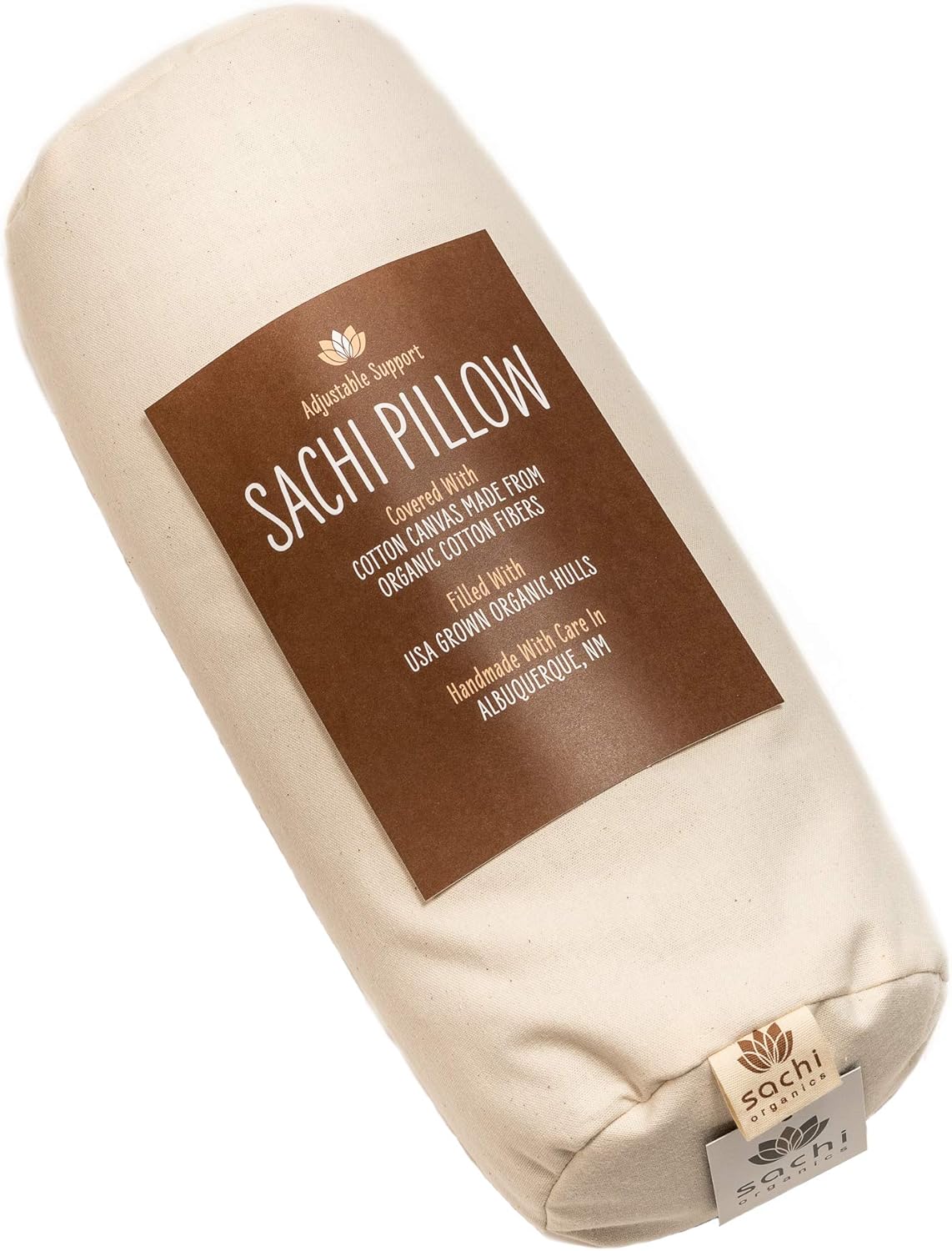 Sachi Organics Buckwheat Cylinder Neck Pillow