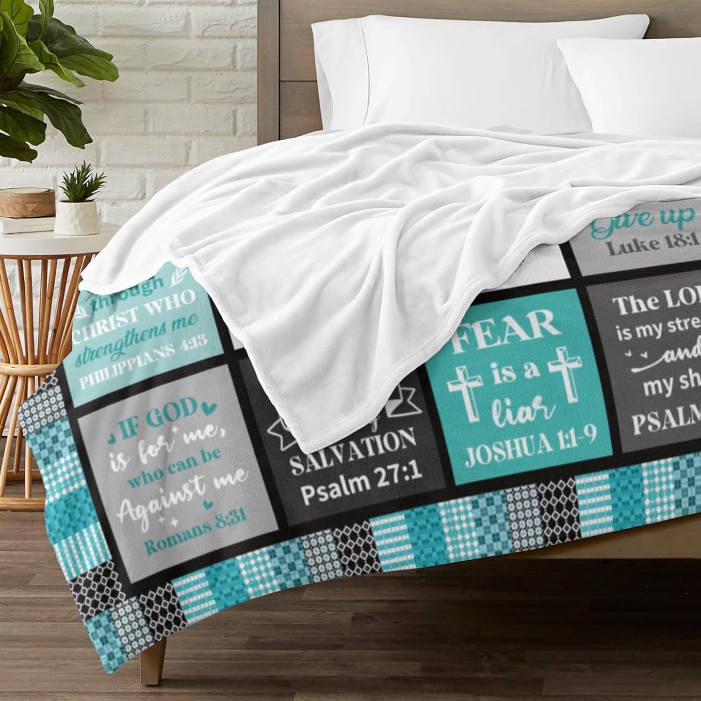 Christmas Birthday Gifts for Christian Women - Christian Gifts for Women Religious - Inspirational Gifts - I Am a Child of God Blanket, 80"x60"